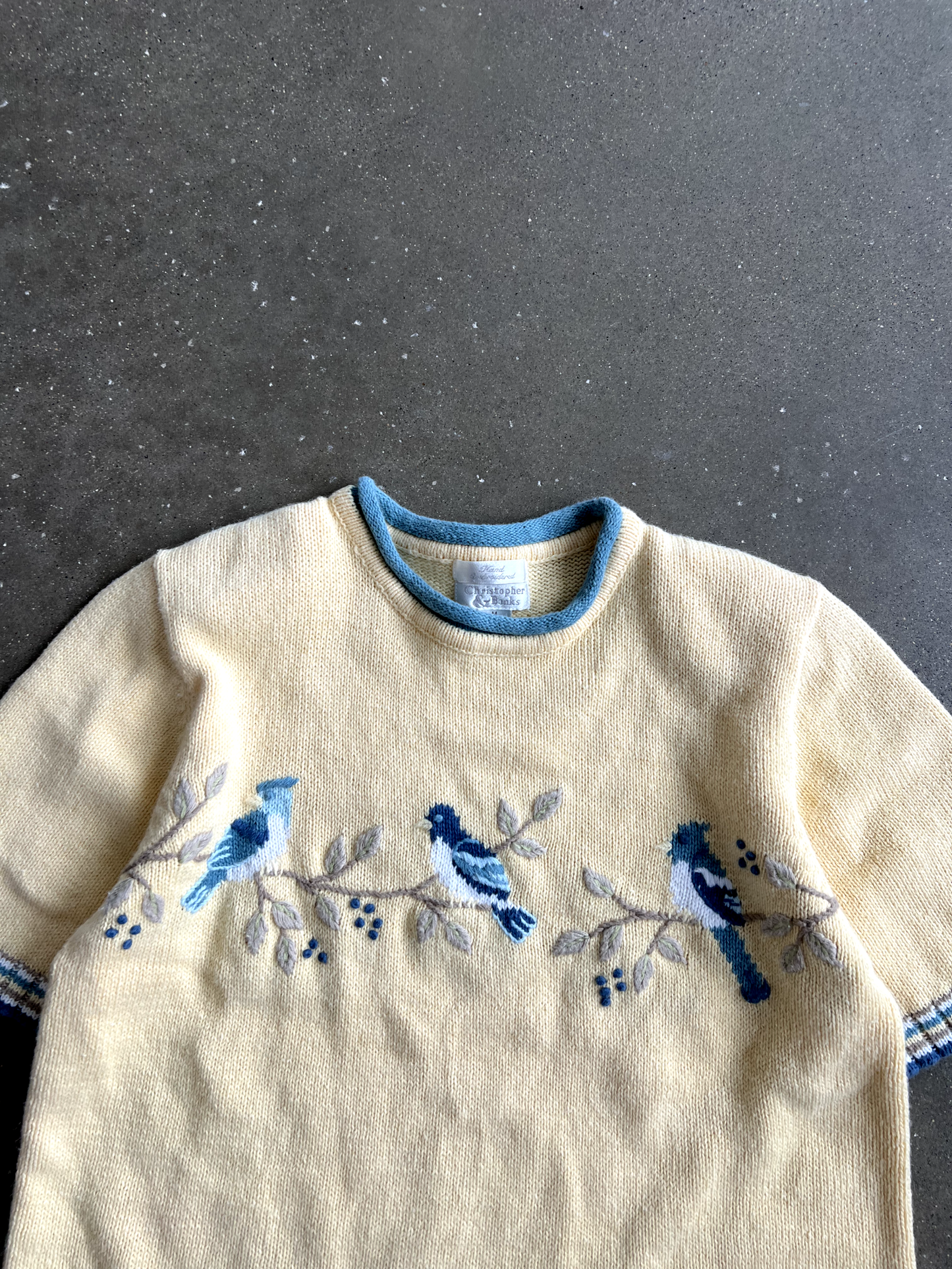 Vintage Yellow Sweater - M