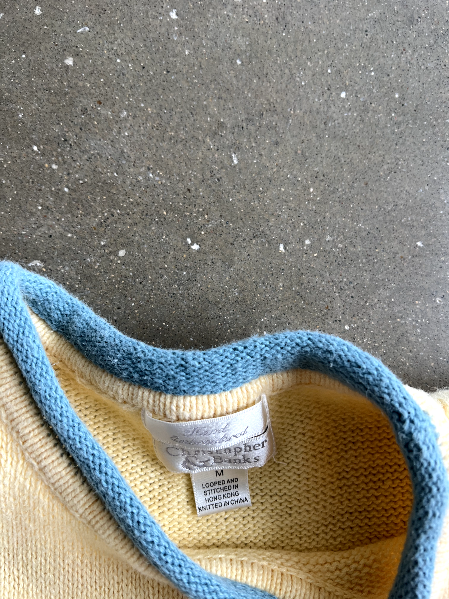 Vintage Yellow Sweater - M