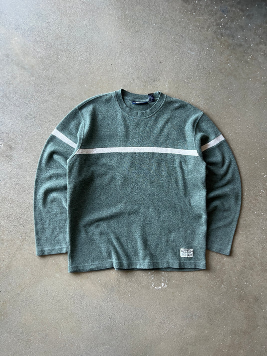 Vintage Aeropostale Heather Forrest Green Long Sleeve Shirt - L