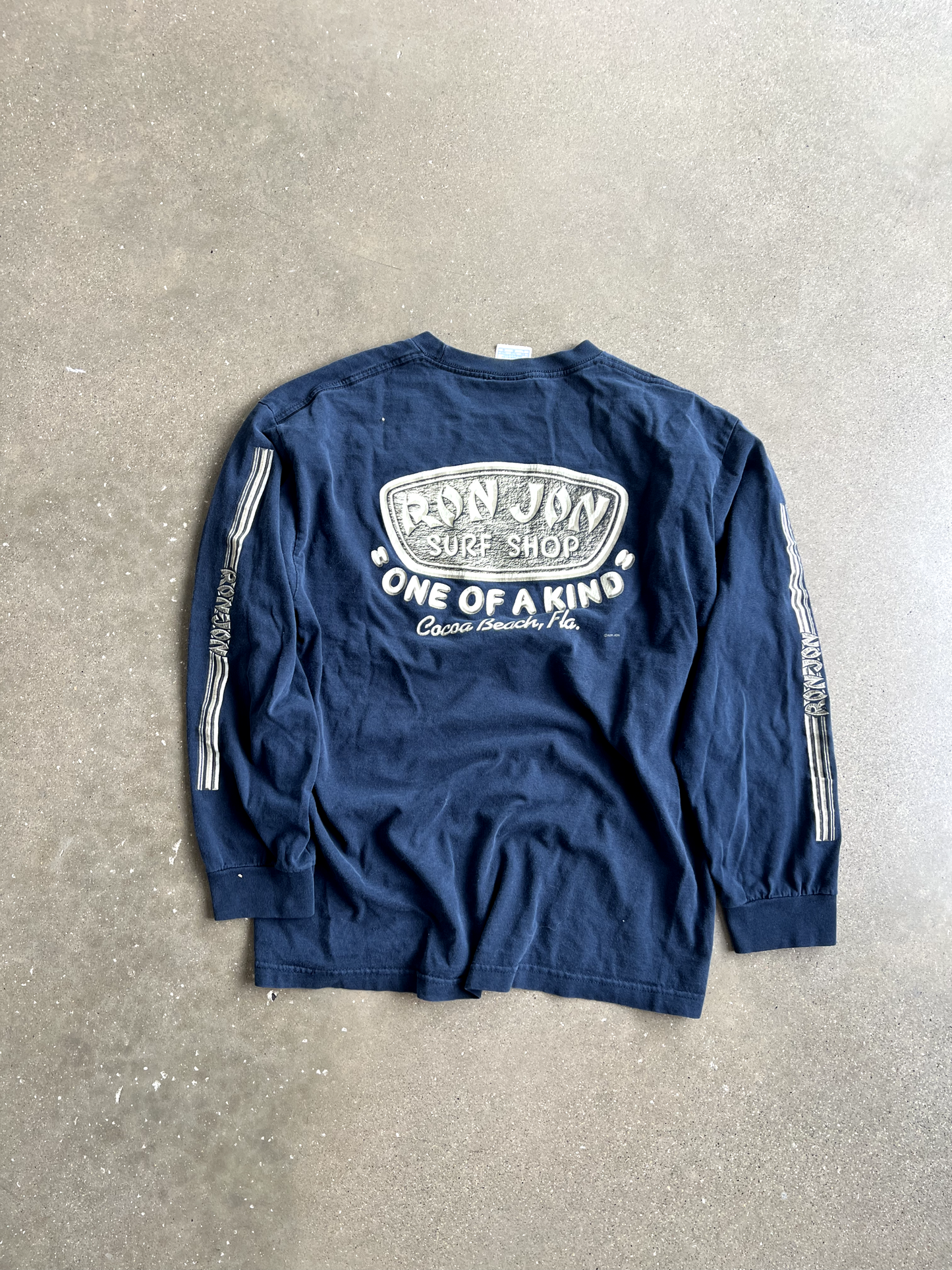Vintage Navy Blue Surf Long Sleeve - L