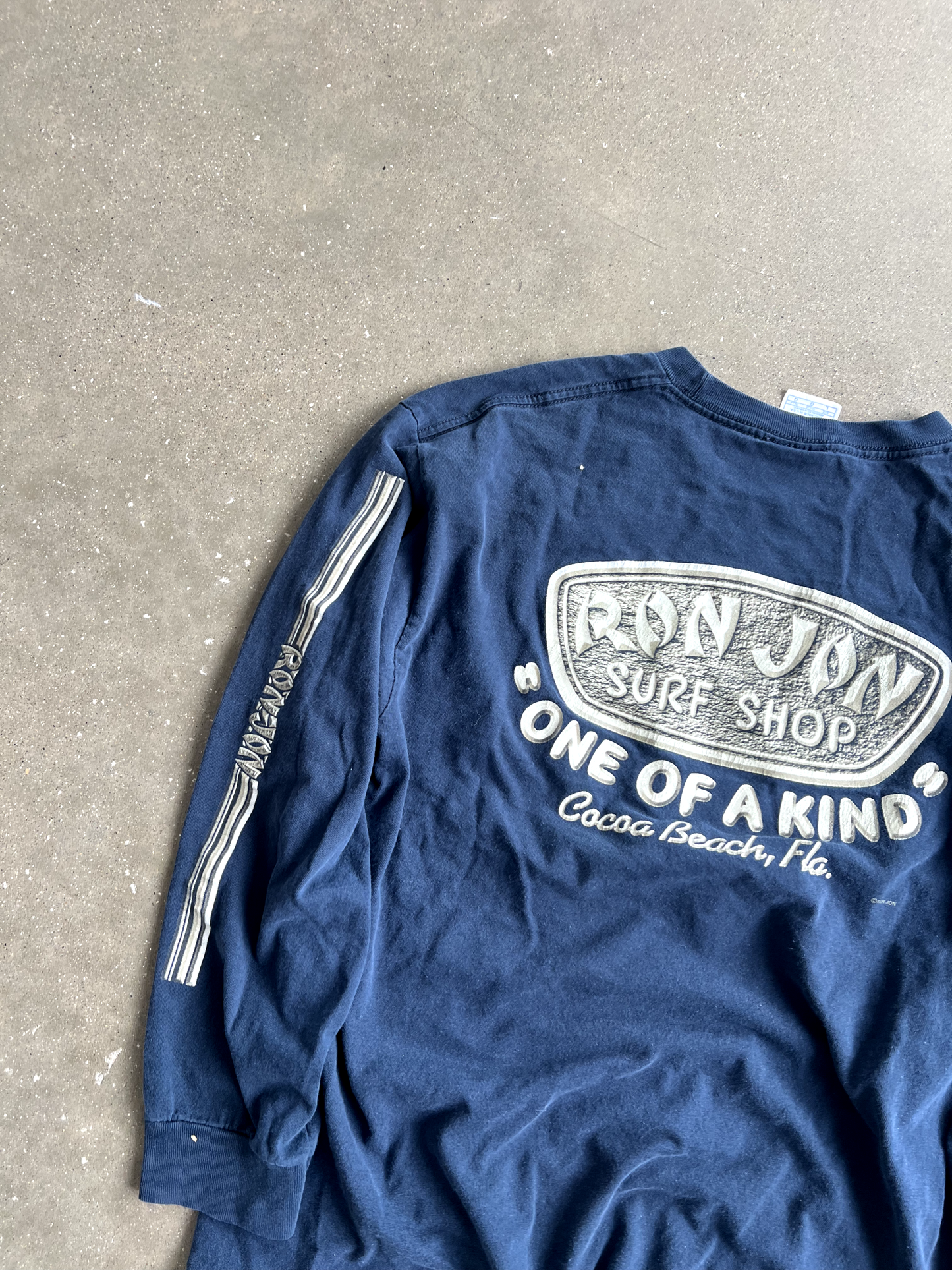 Vintage Navy Blue Surf Long Sleeve - L