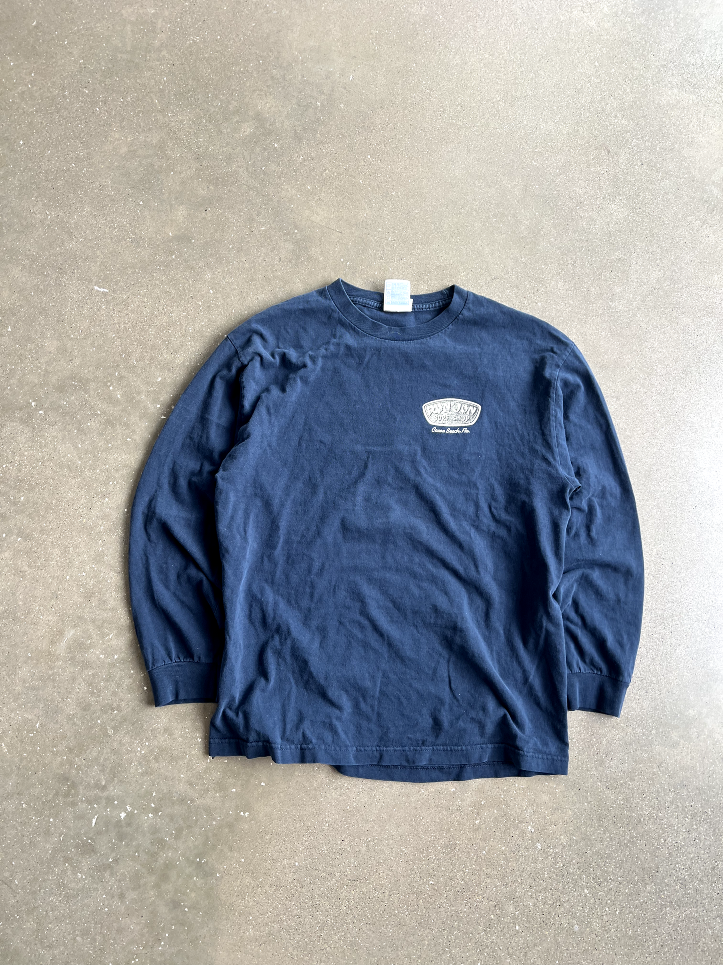 Vintage Navy Blue Surf Long Sleeve - L
