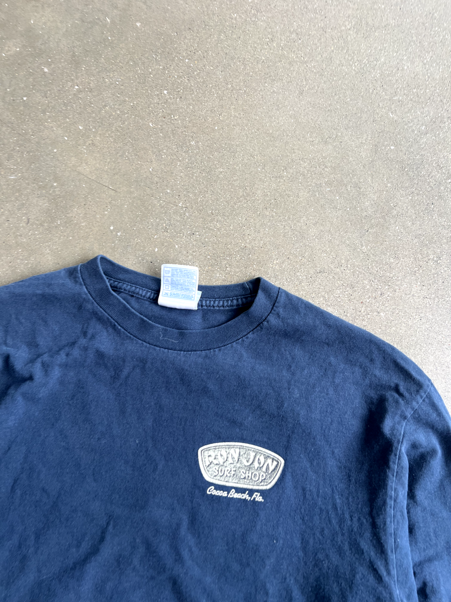 Vintage Navy Blue Surf Long Sleeve - L
