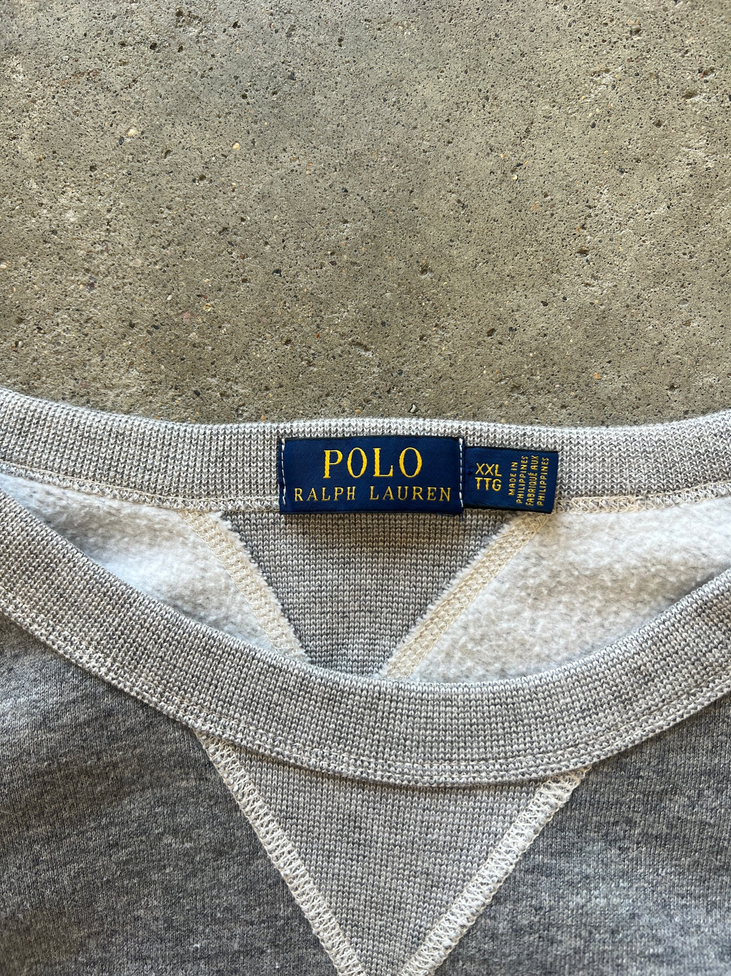 Vintage Polo Spellout Crew - XXL