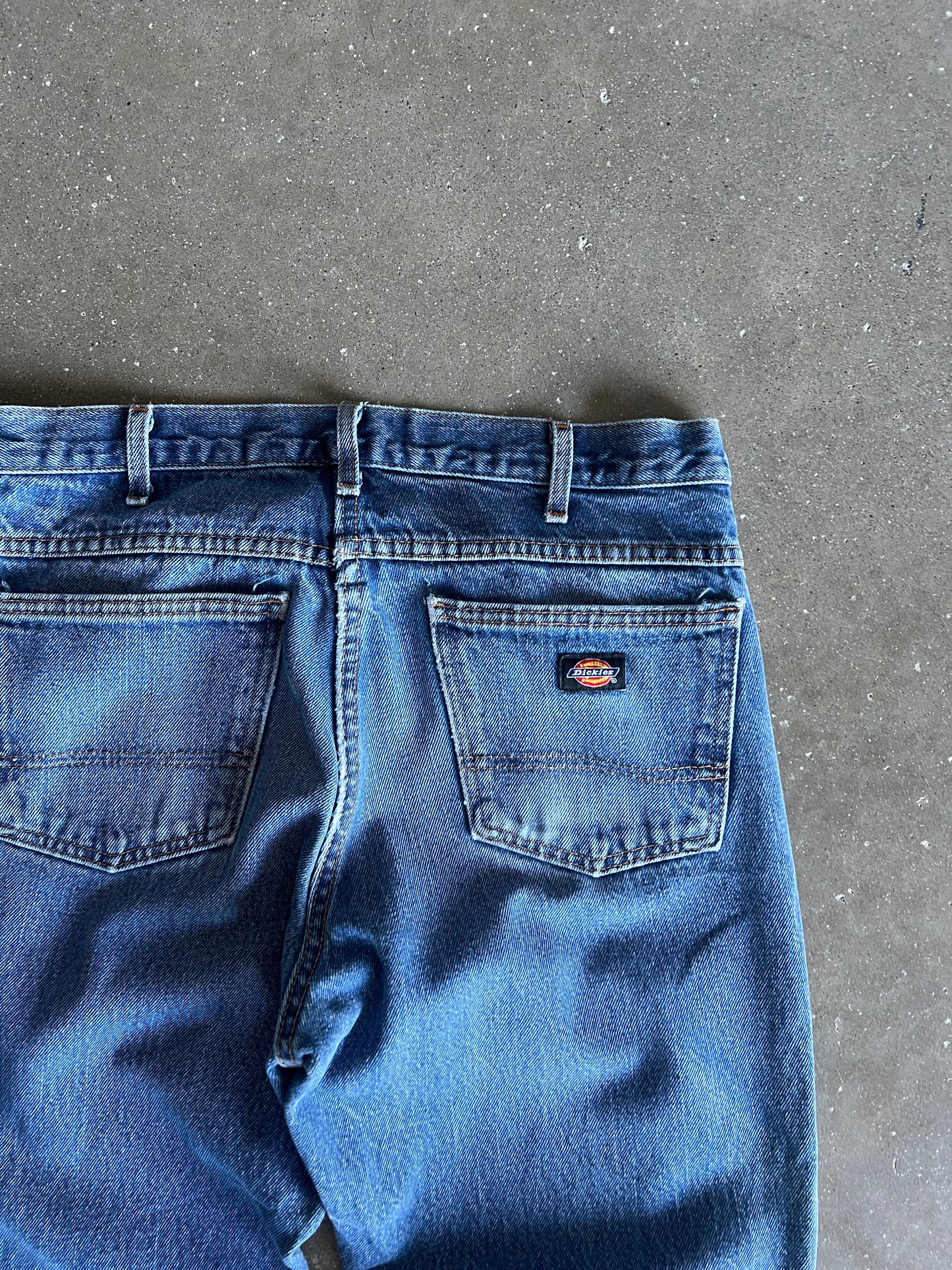 Vintage Distressed Blue Dickies Pants - 34x30