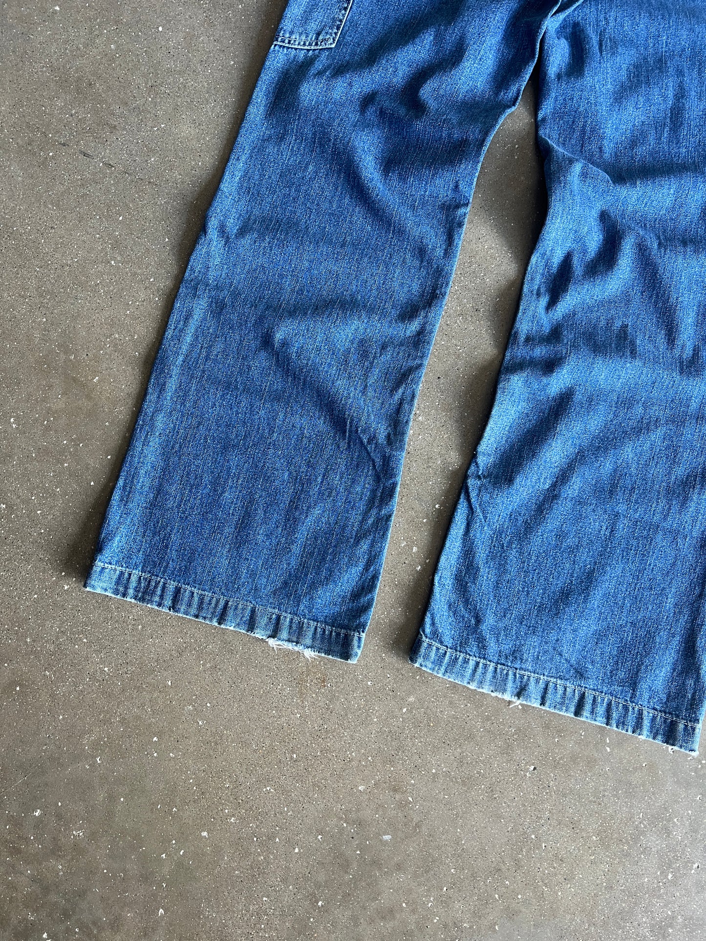 Vintage Super Baggy Silver Jeans - 30x32