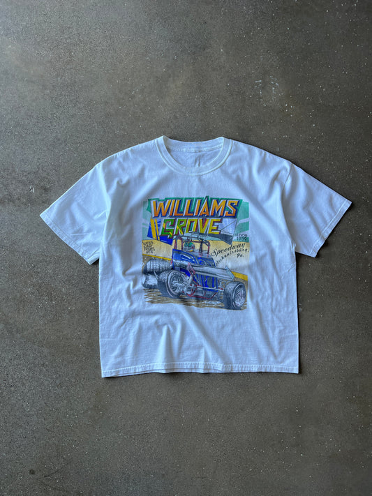 Vintage White Racing T-Shirt