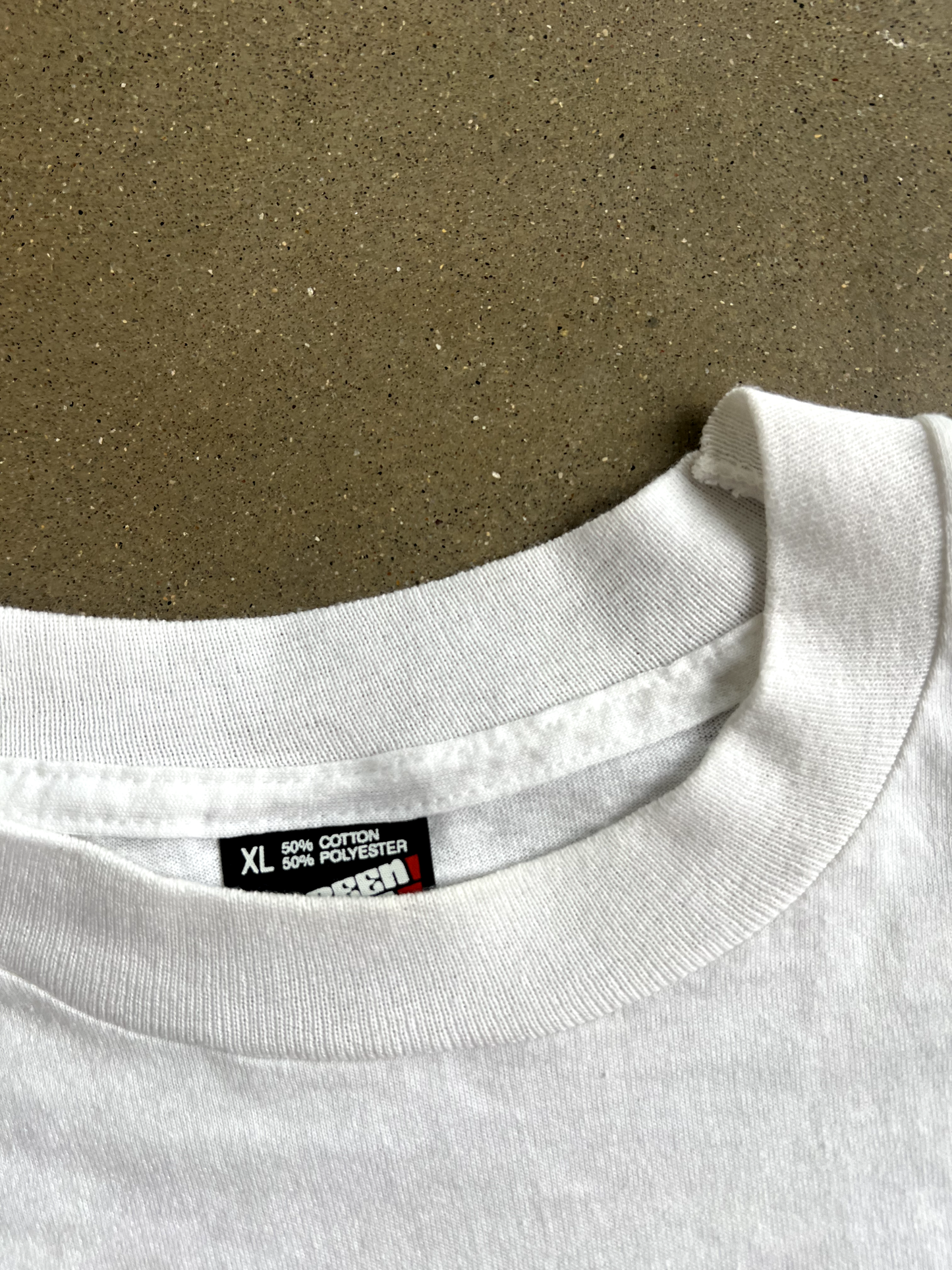 Vintage White Nascar Graphic Tee - XL