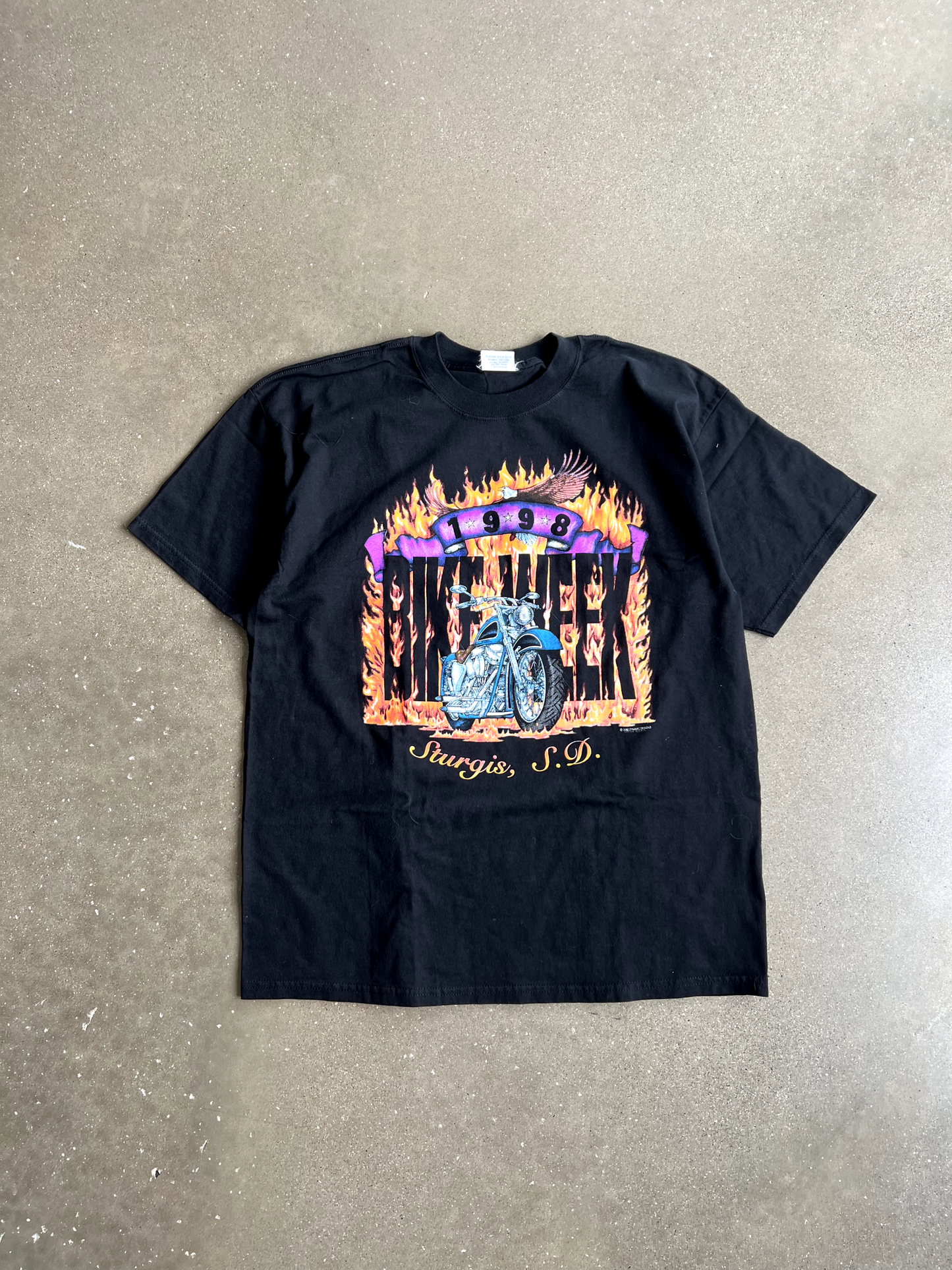Vintage Black Sturgis Tee - XL
