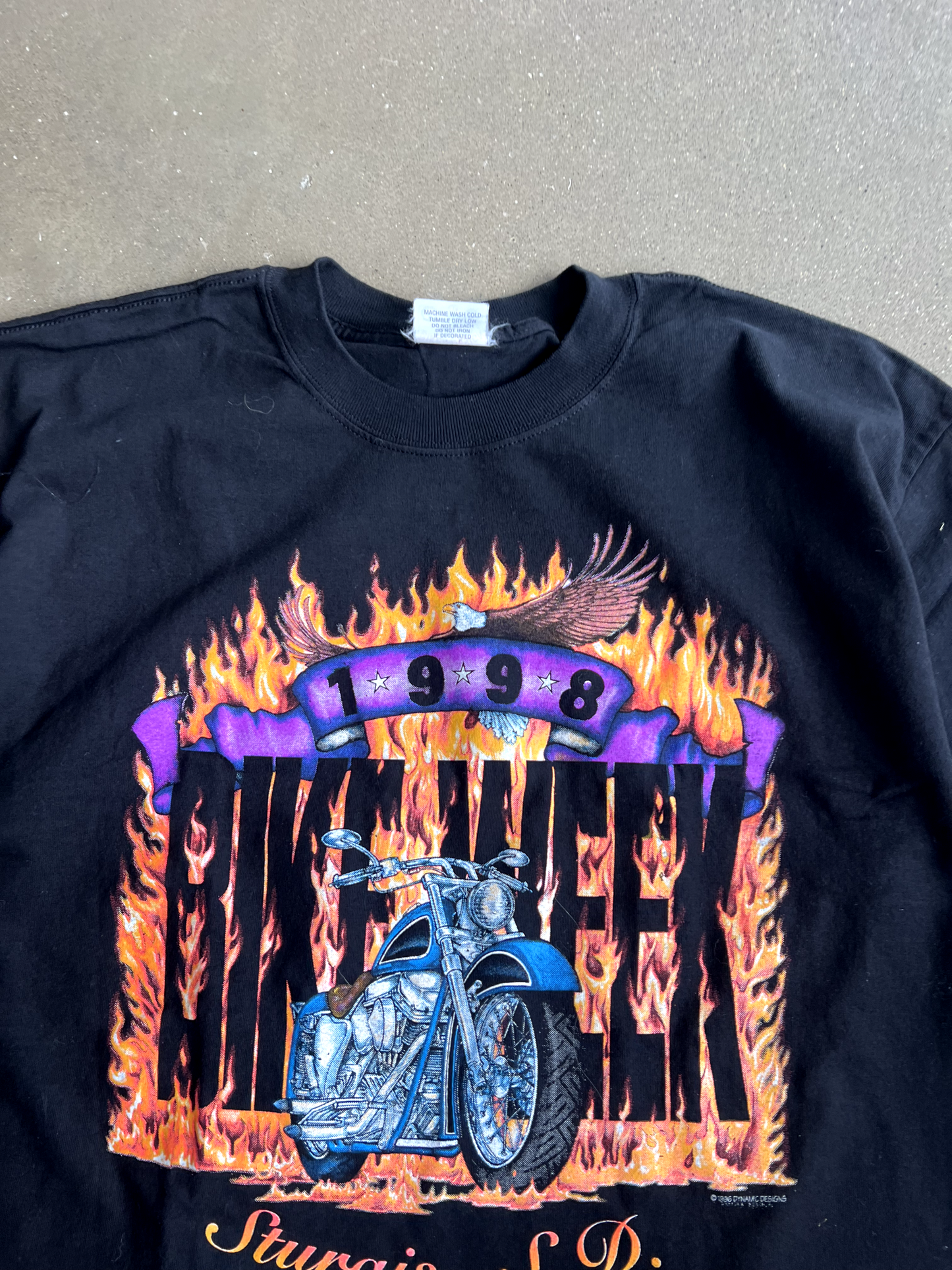Vintage Black Sturgis Tee - XL