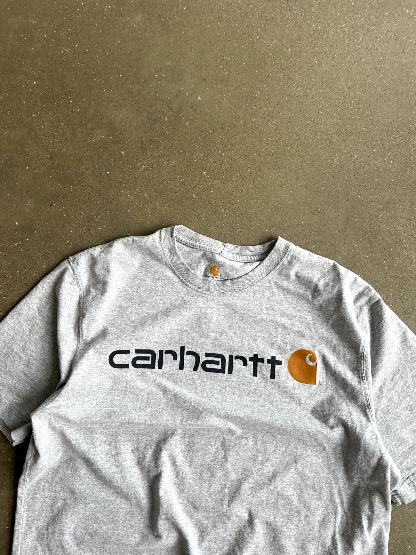 Vintage Grey Carhartt Tee - L