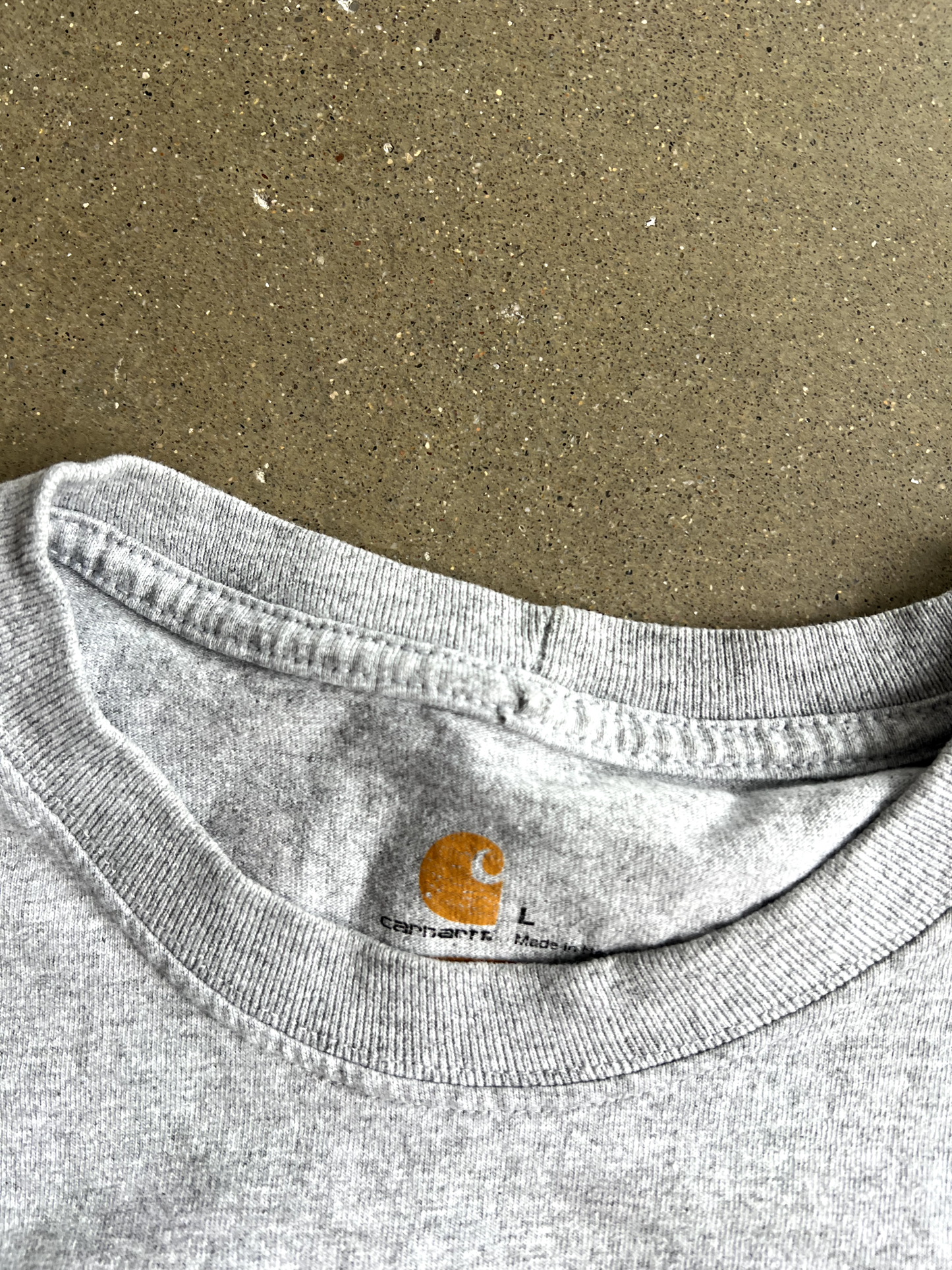 Vintage Grey Carhartt Tee - L