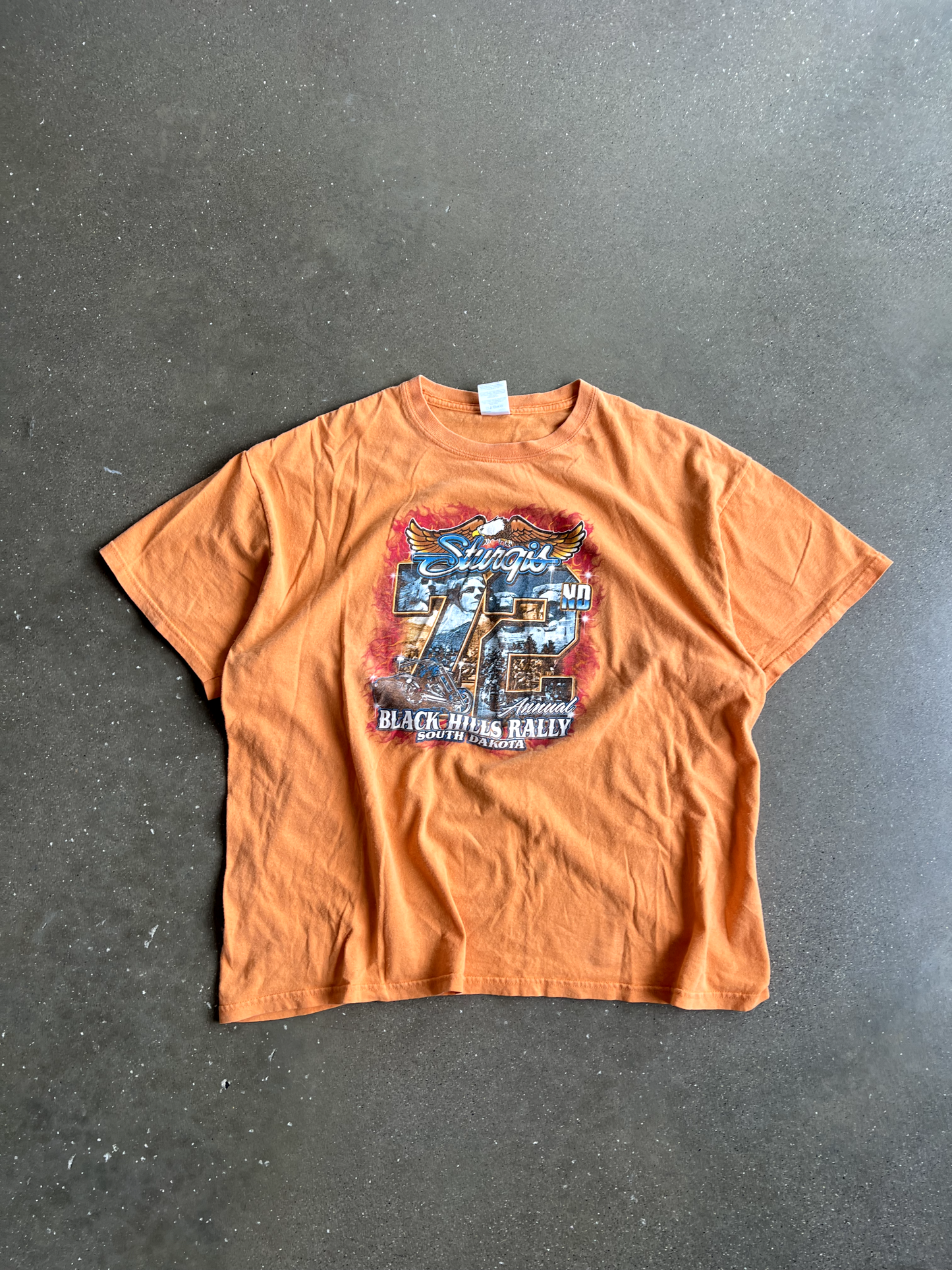 Vintage Orange Sturgis Tee - XL