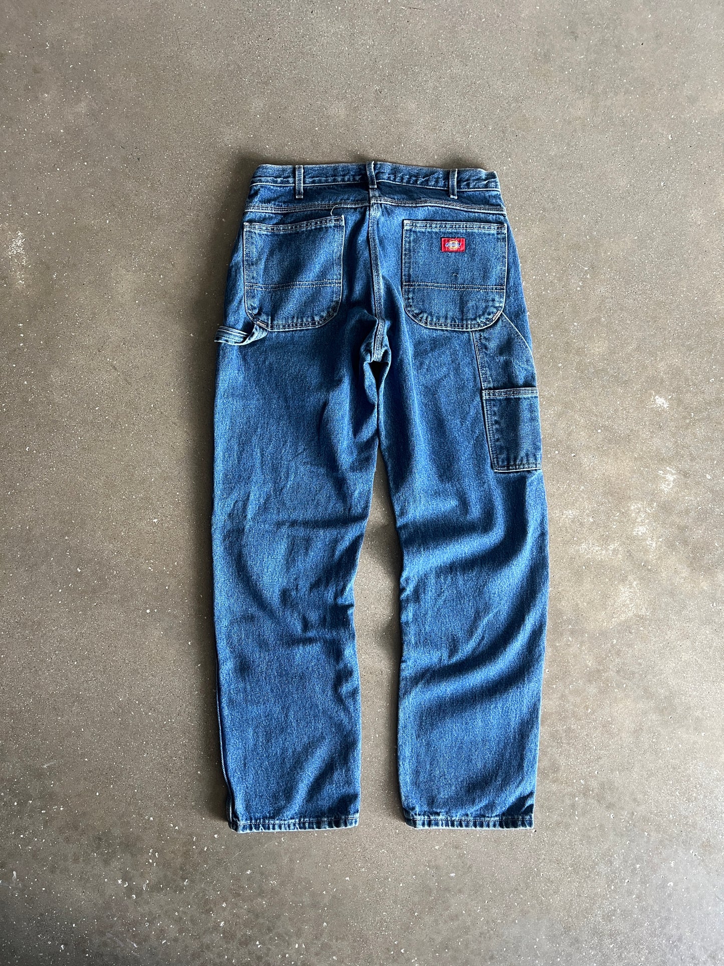 Vintage Dark Wash Blue Dickies Pants - 34x34