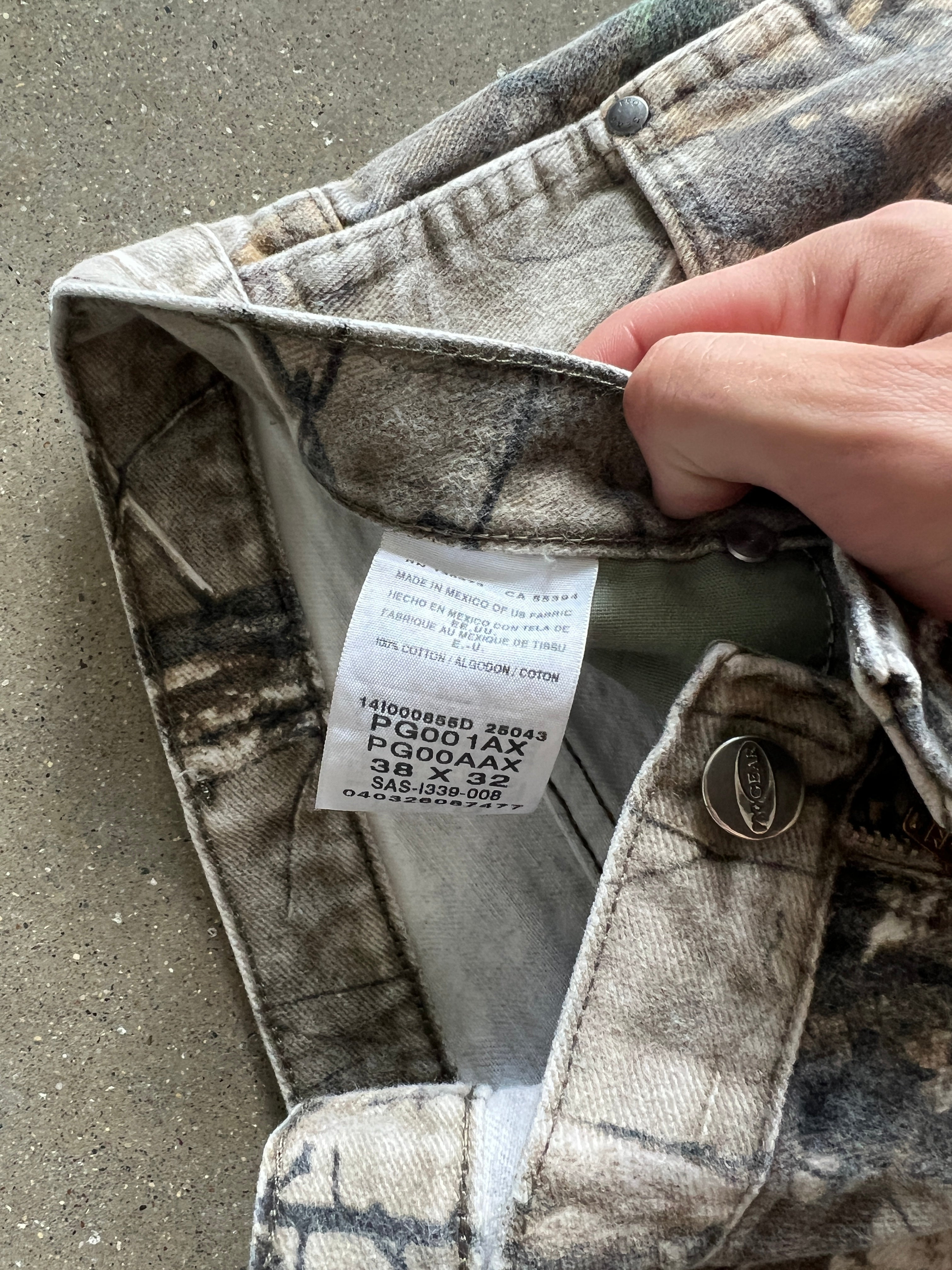 Vintage Faded Wrangler Camo Pants - 38x32