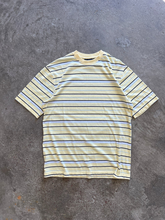 Vintage Yellow Stripped Shirt - M