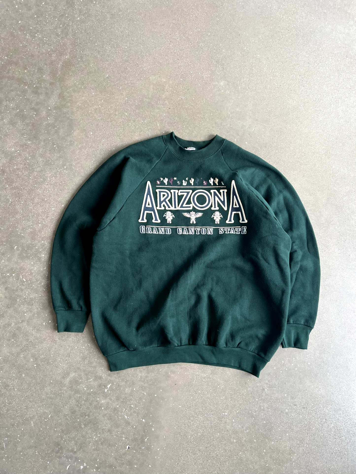 Vintage Green Arizona Crewneck - XL