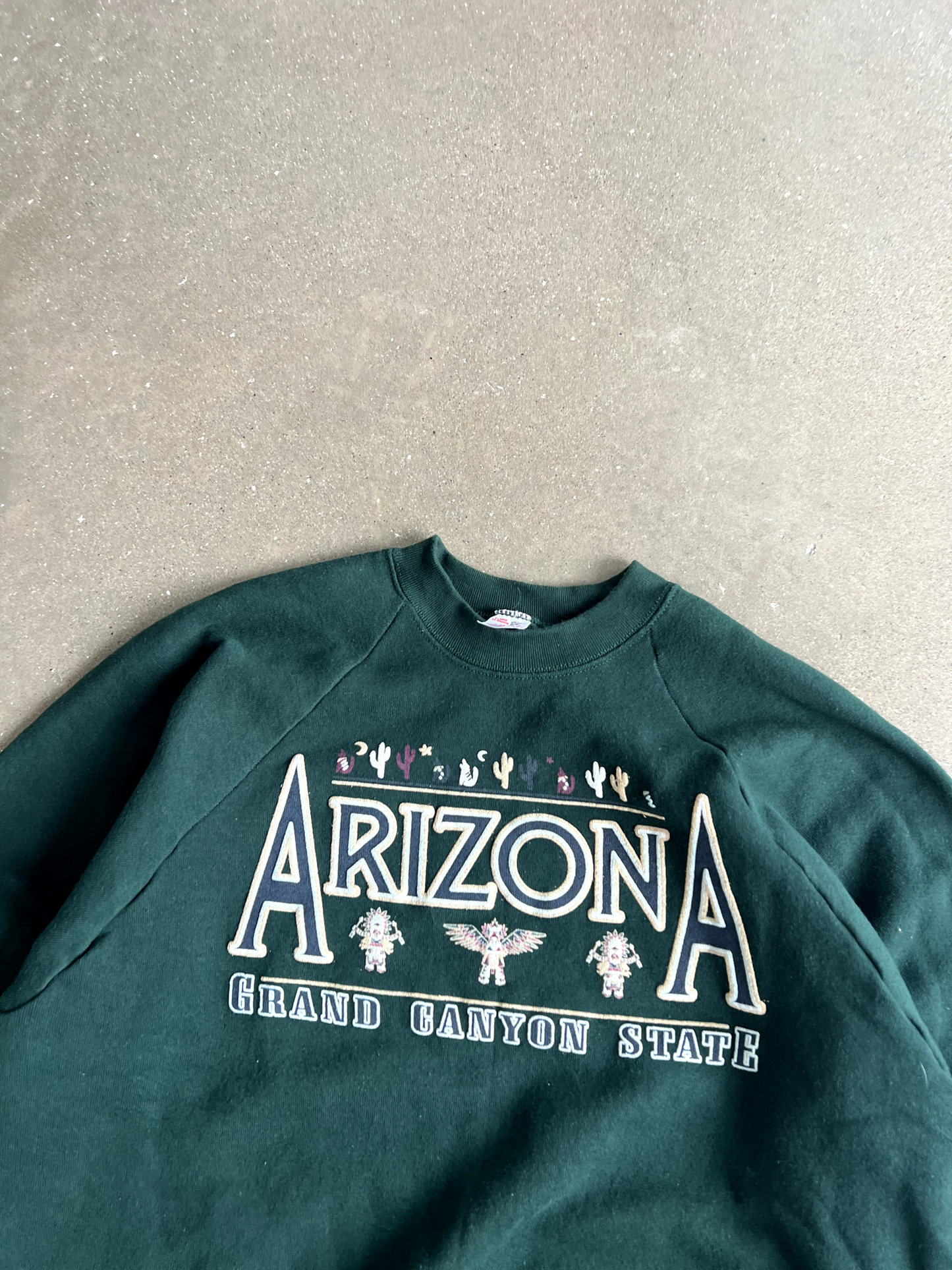 Vintage Green Arizona Crewneck - XL