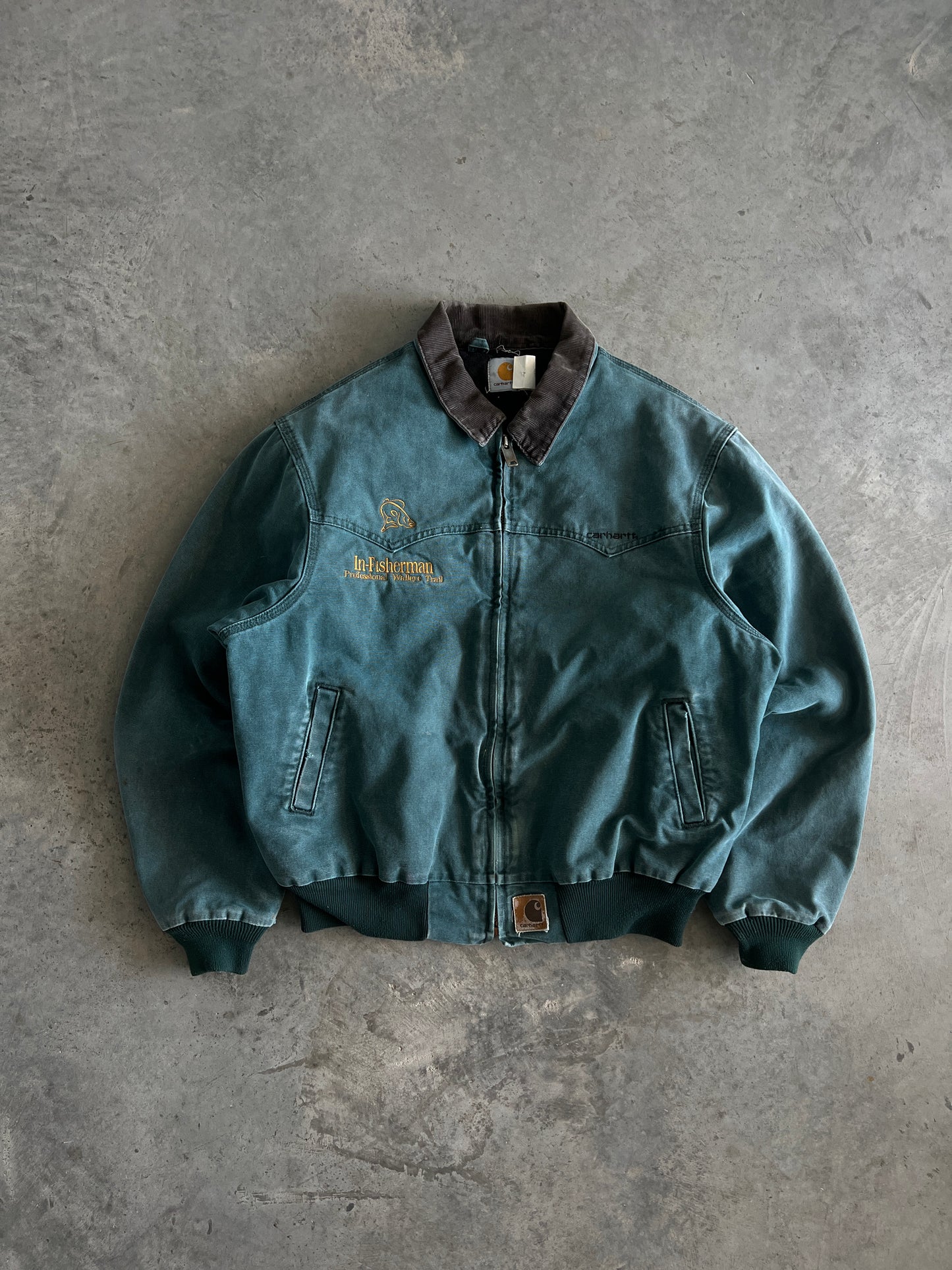 Vintage Teal Santa Fe Carhartt Jacket - L