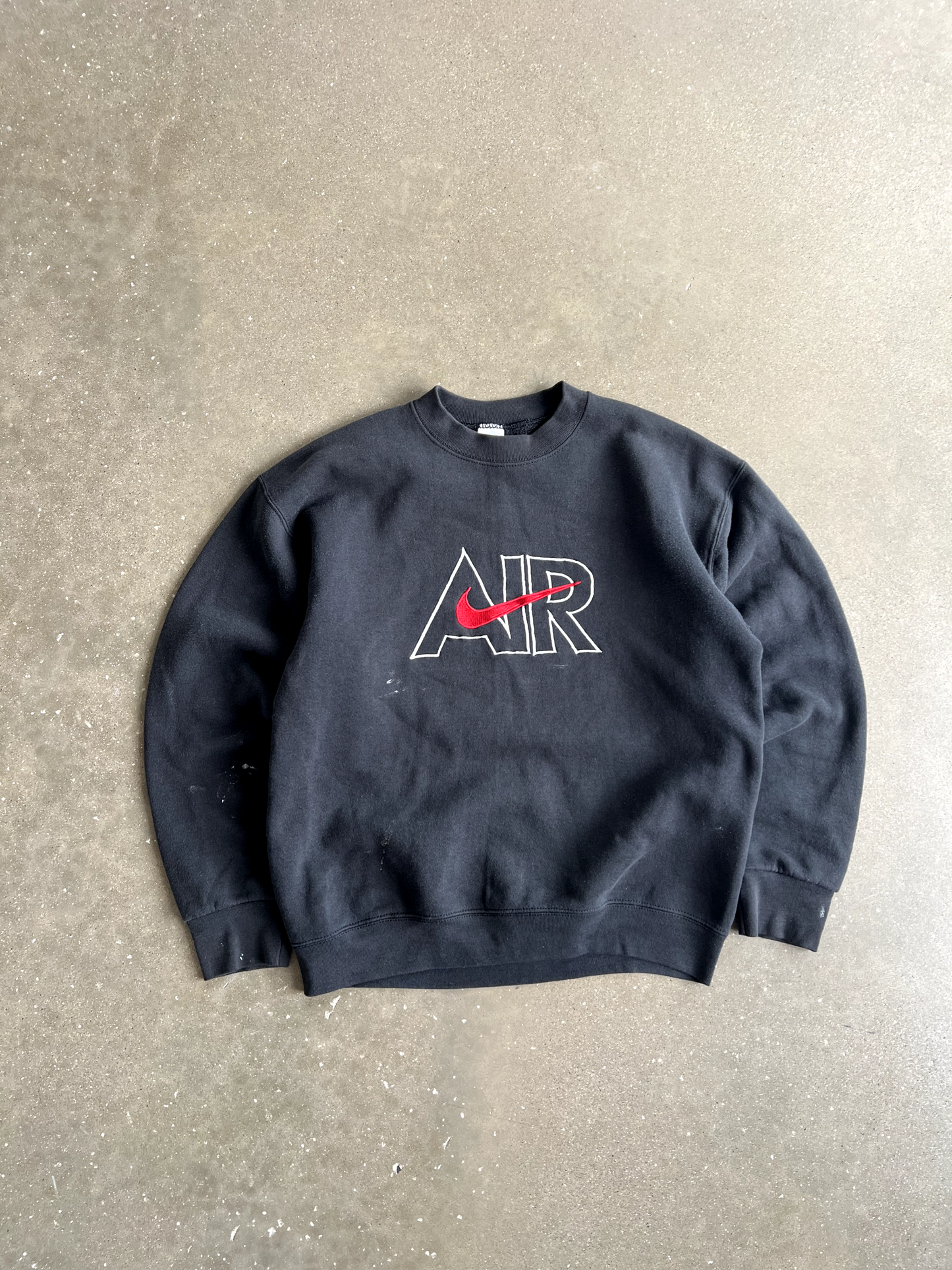 Vintage Black Nike Air Crewneck - L