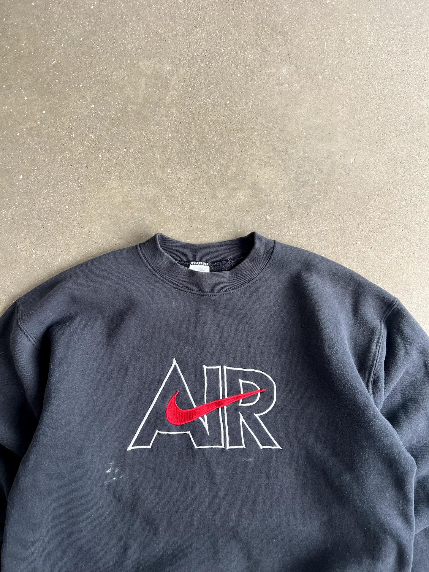 Vintage Black Nike Air Crewneck - L
