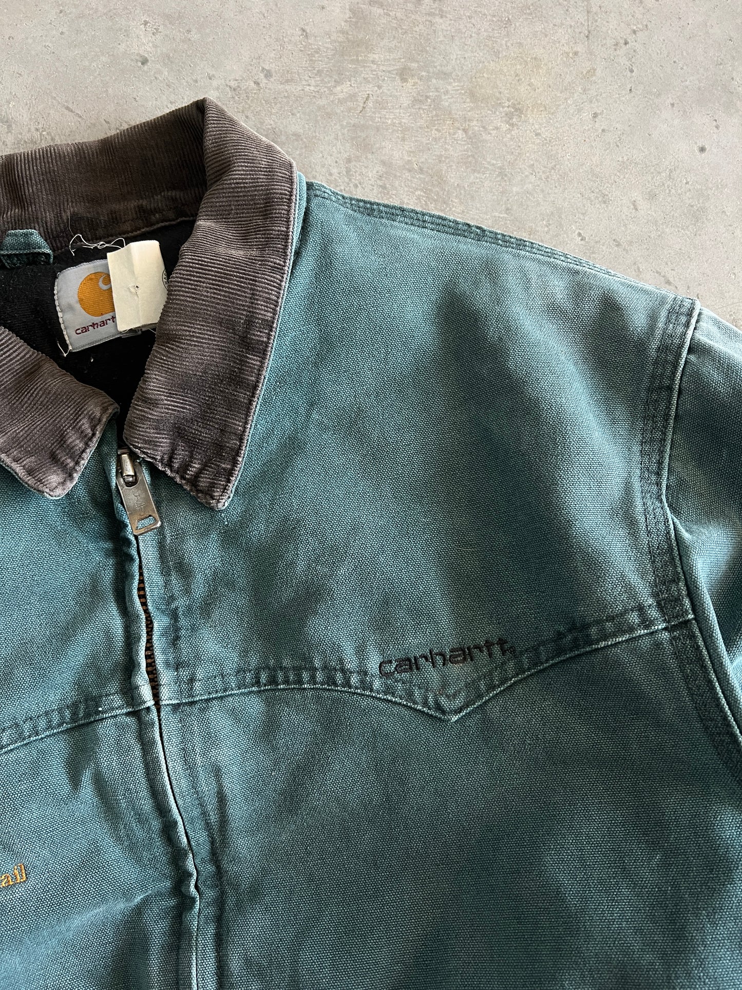 Vintage Teal Santa Fe Carhartt Jacket - L