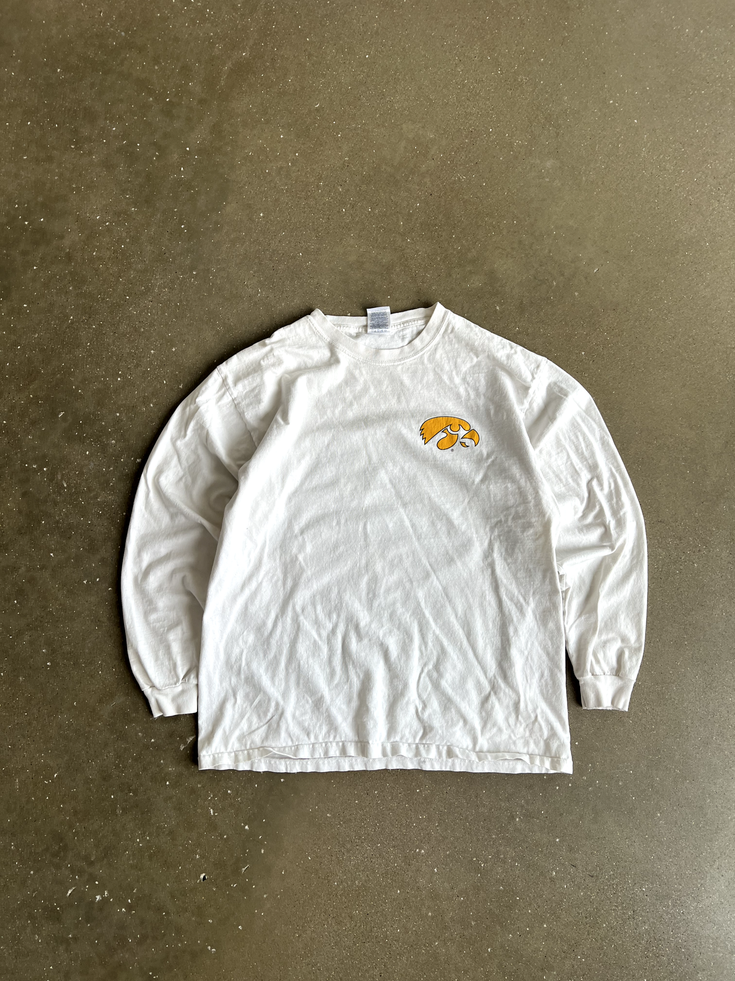 Vintage White Iowa Long Sleeve - L