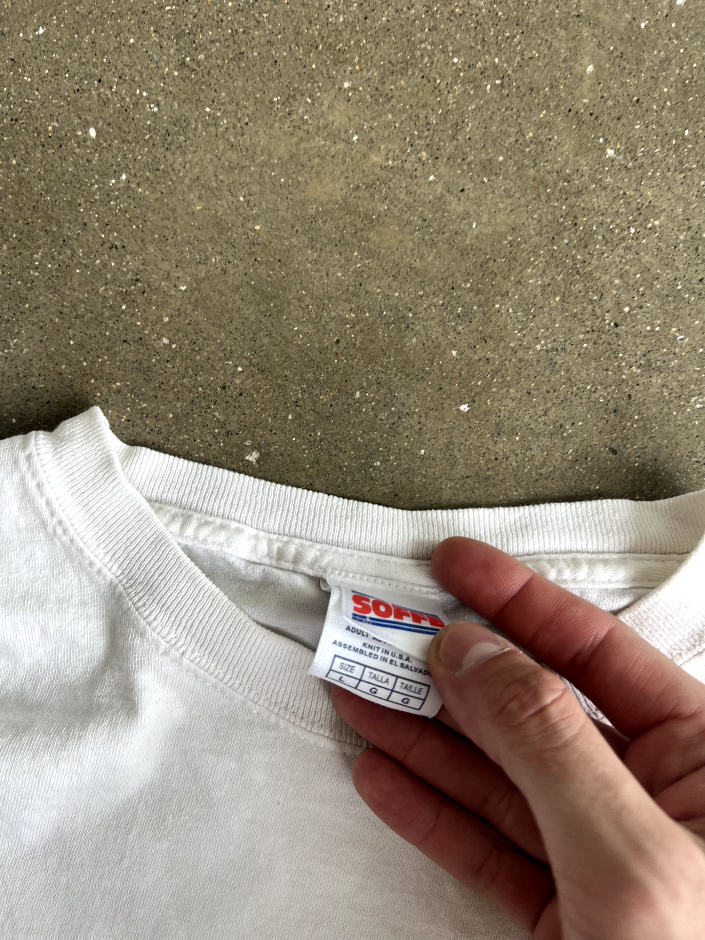 Vintage White Iowa Long Sleeve - L