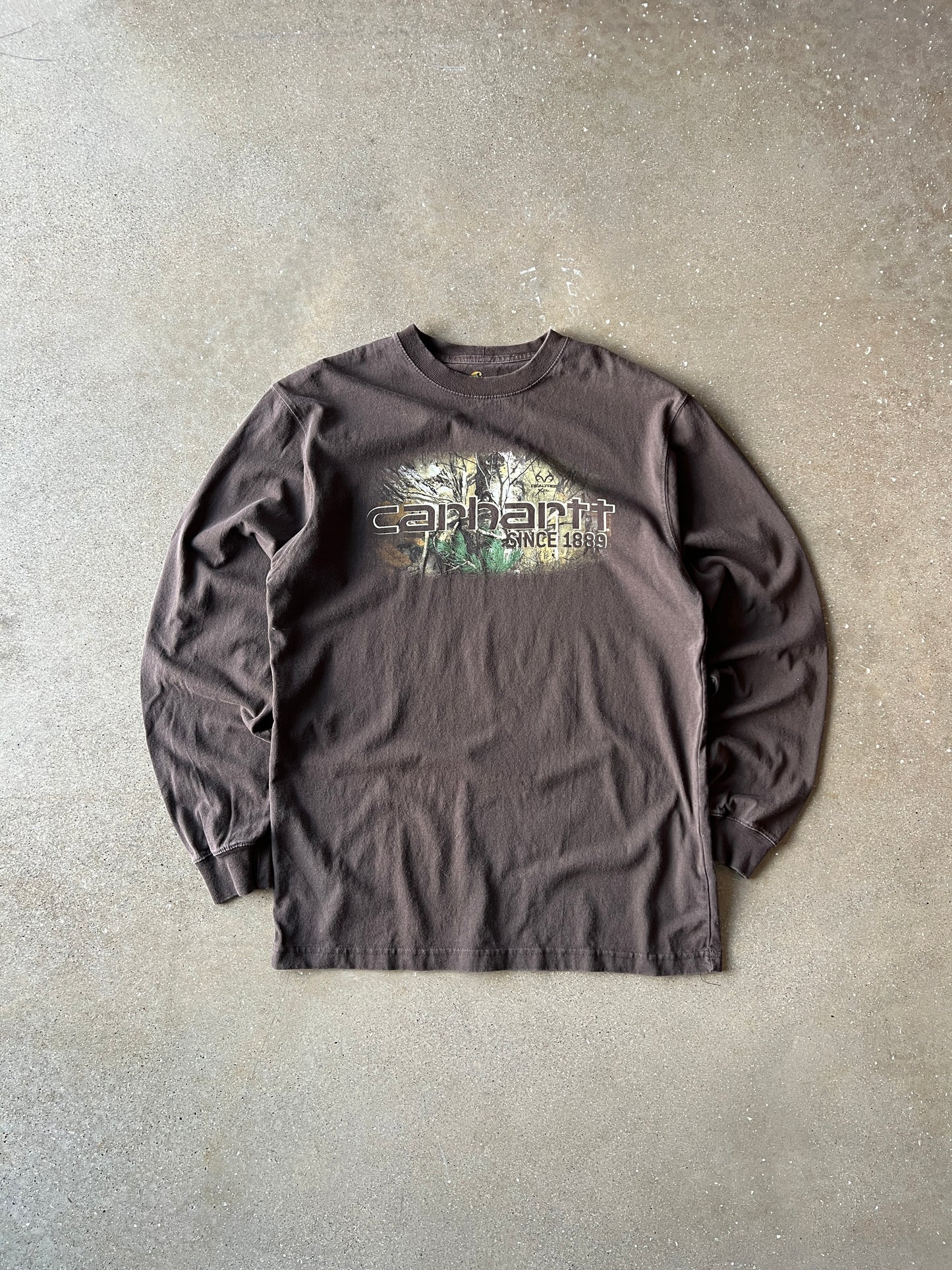 Vintage Brown Carhartt Longsleeve Shirt - S