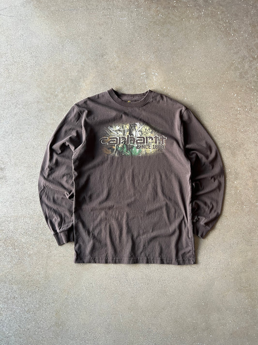 Vintage Brown Carhartt Longsleeve Shirt - S
