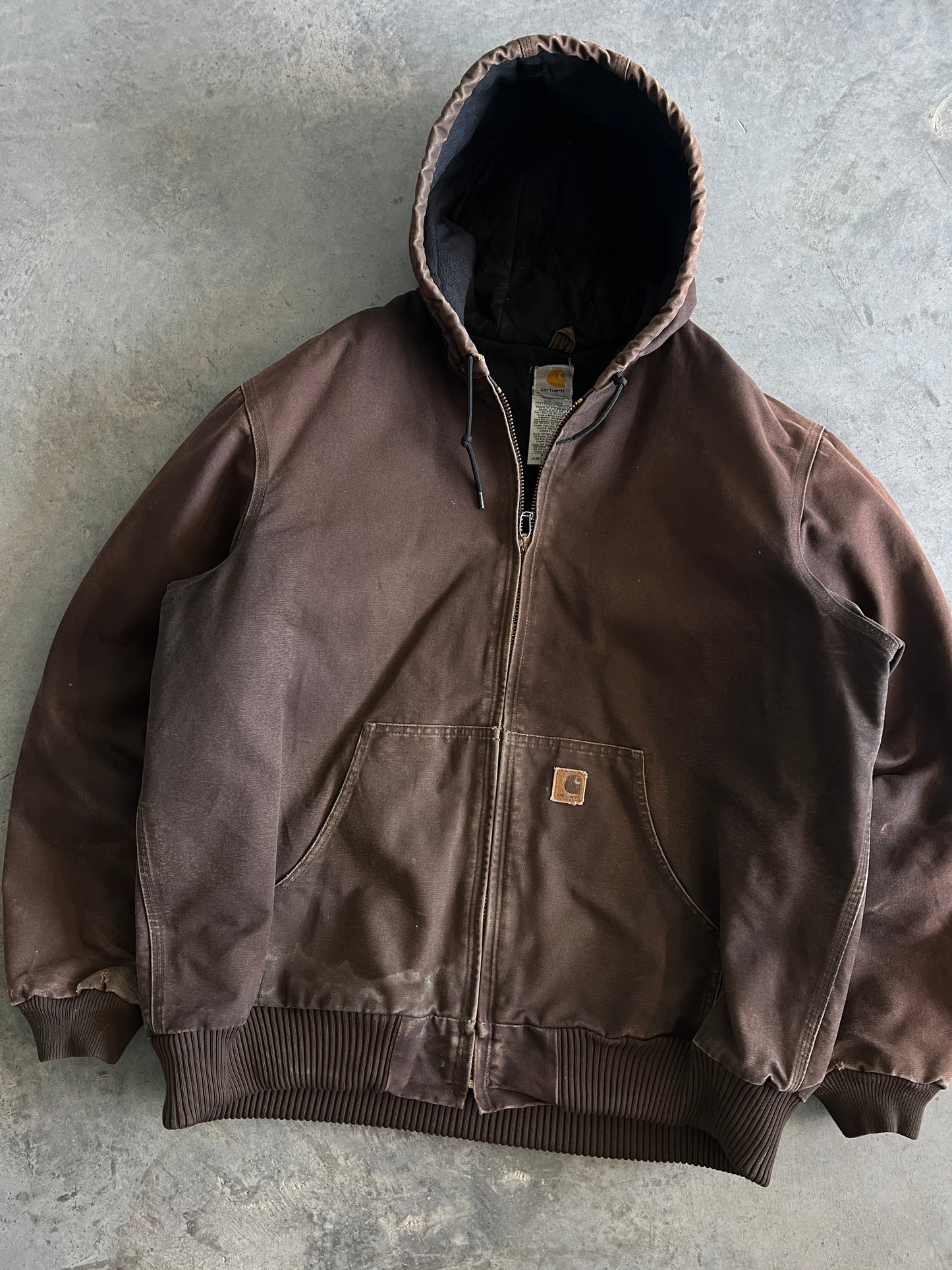 Vintage Faded Brown Carhartt Jacket - XXL