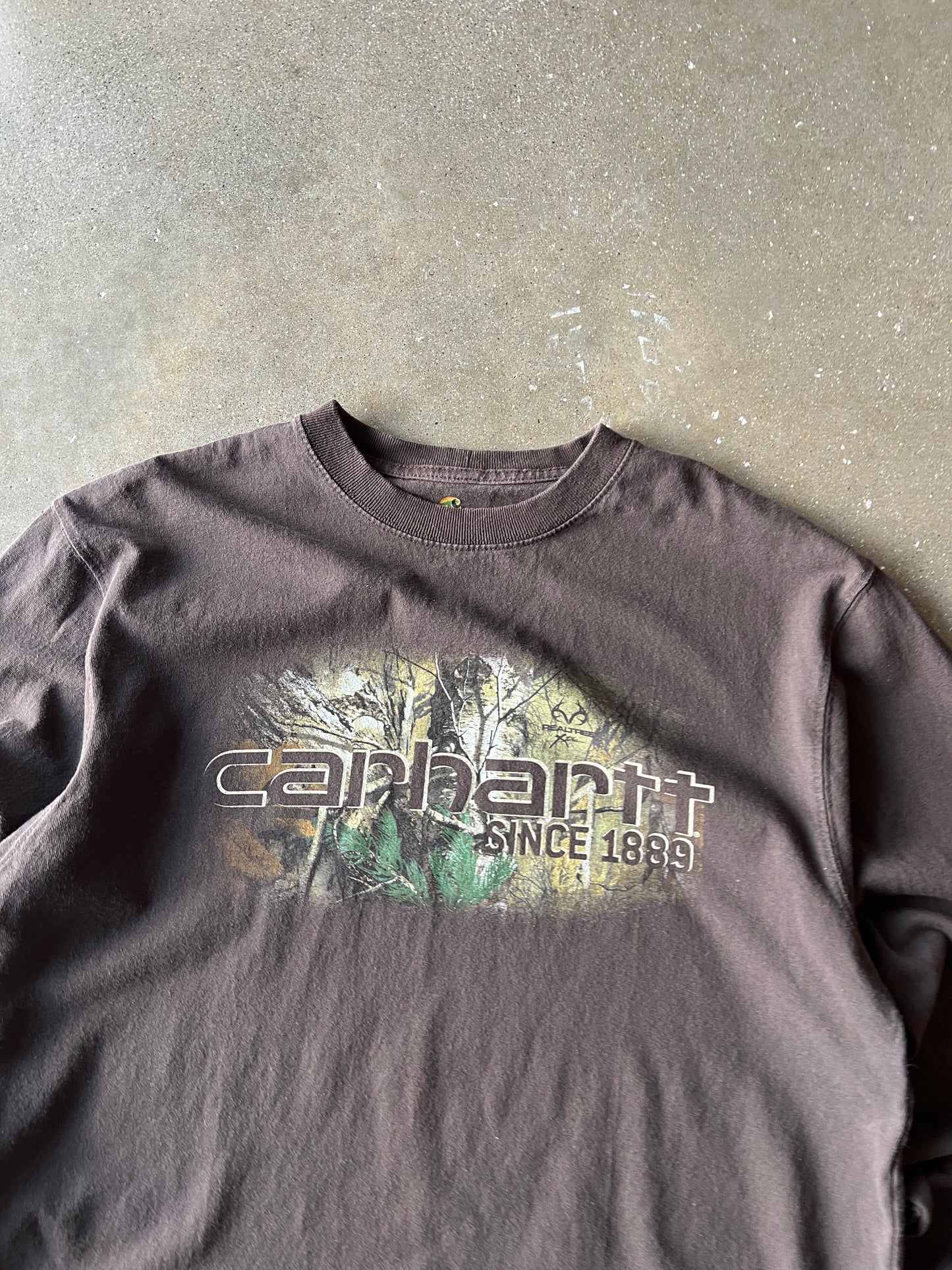 Vintage Brown Carhartt Longsleeve Shirt - S