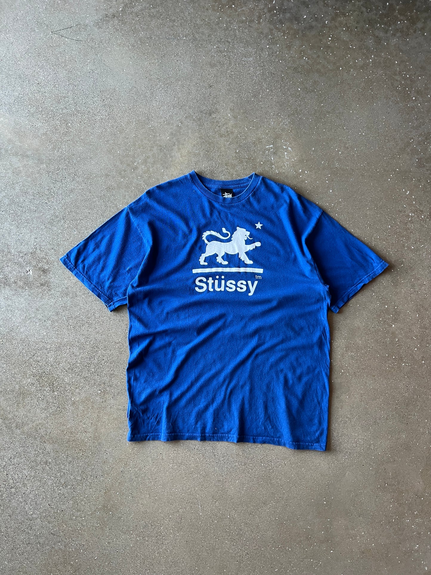 Vintage Sky Blue Stussy Shirt - XL