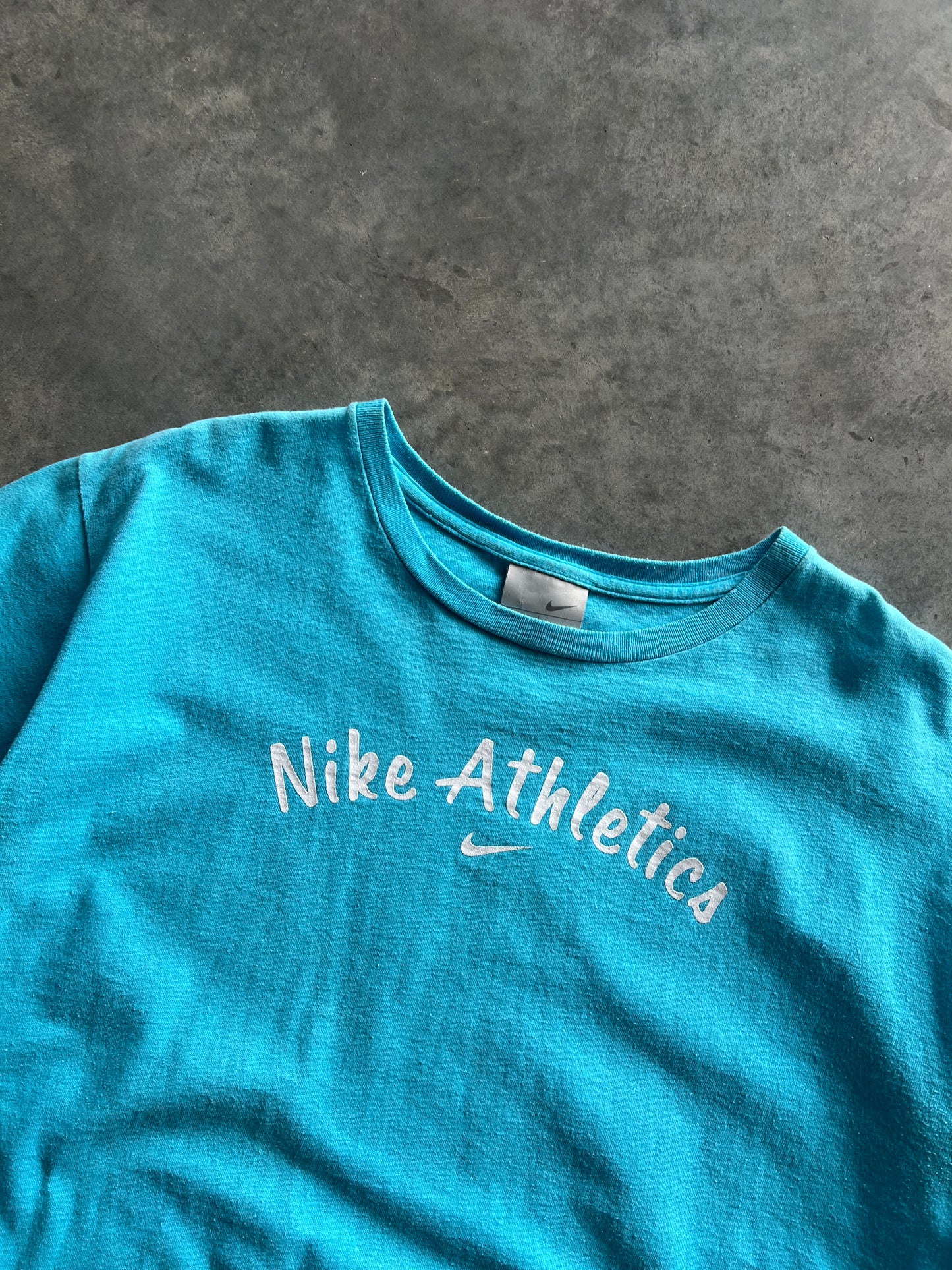 Vintage Baby Blue Nike Athletics Shirt - M