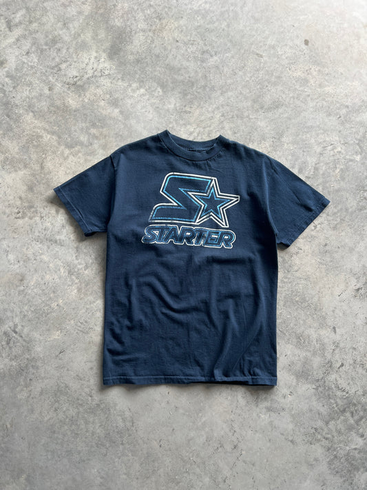 Vintage Navy Blue Starter Shirt - S