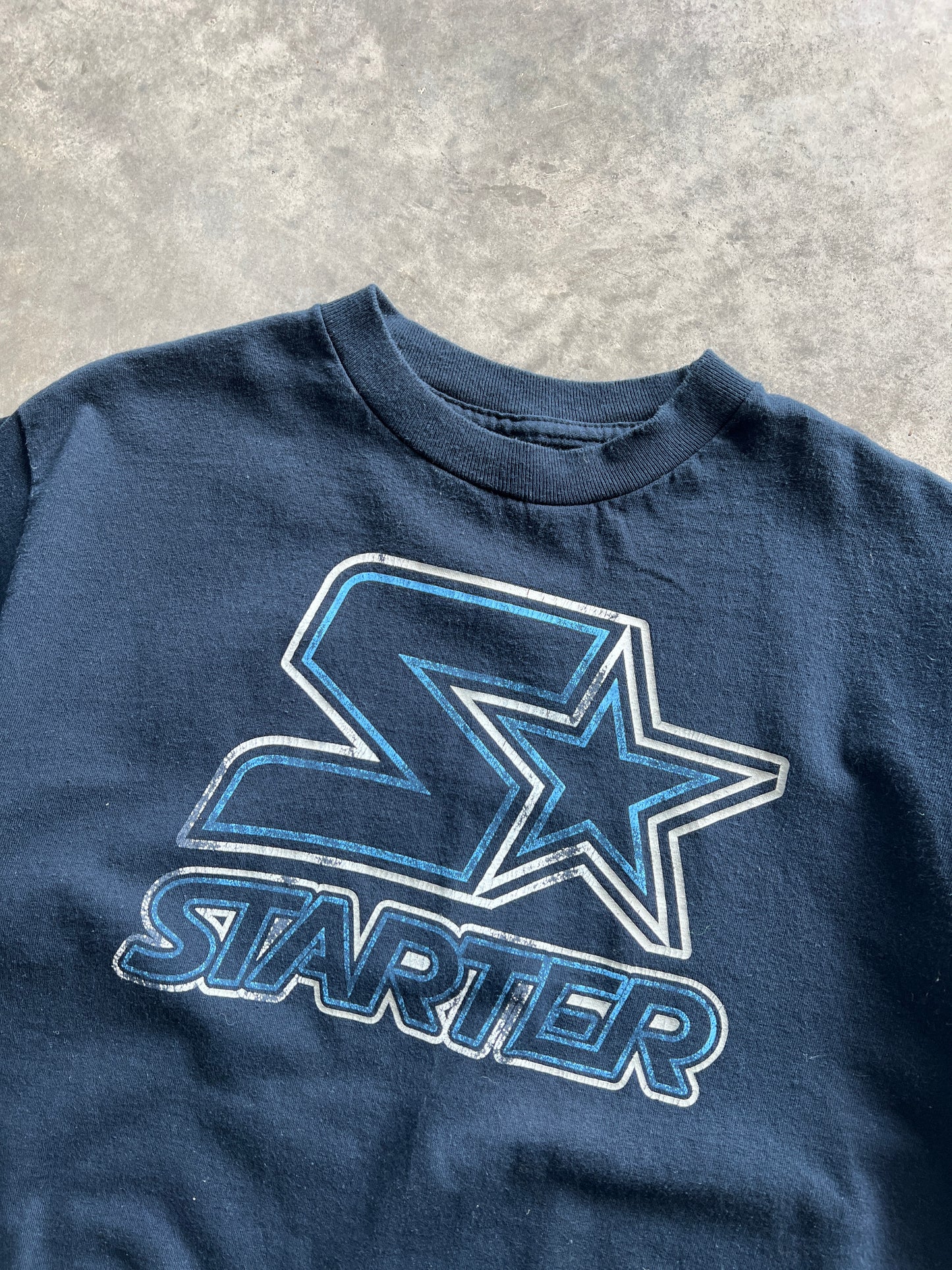 Vintage Navy Blue Starter Shirt - S