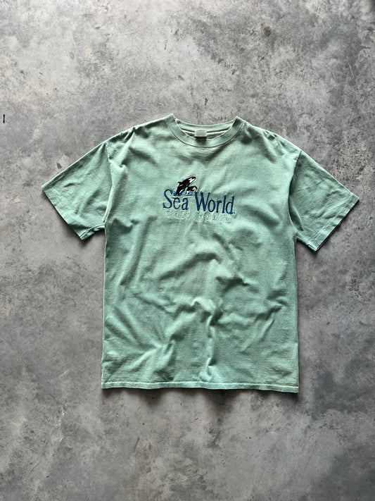 Vintage Pistachio Green SeaWorld Shirt - M