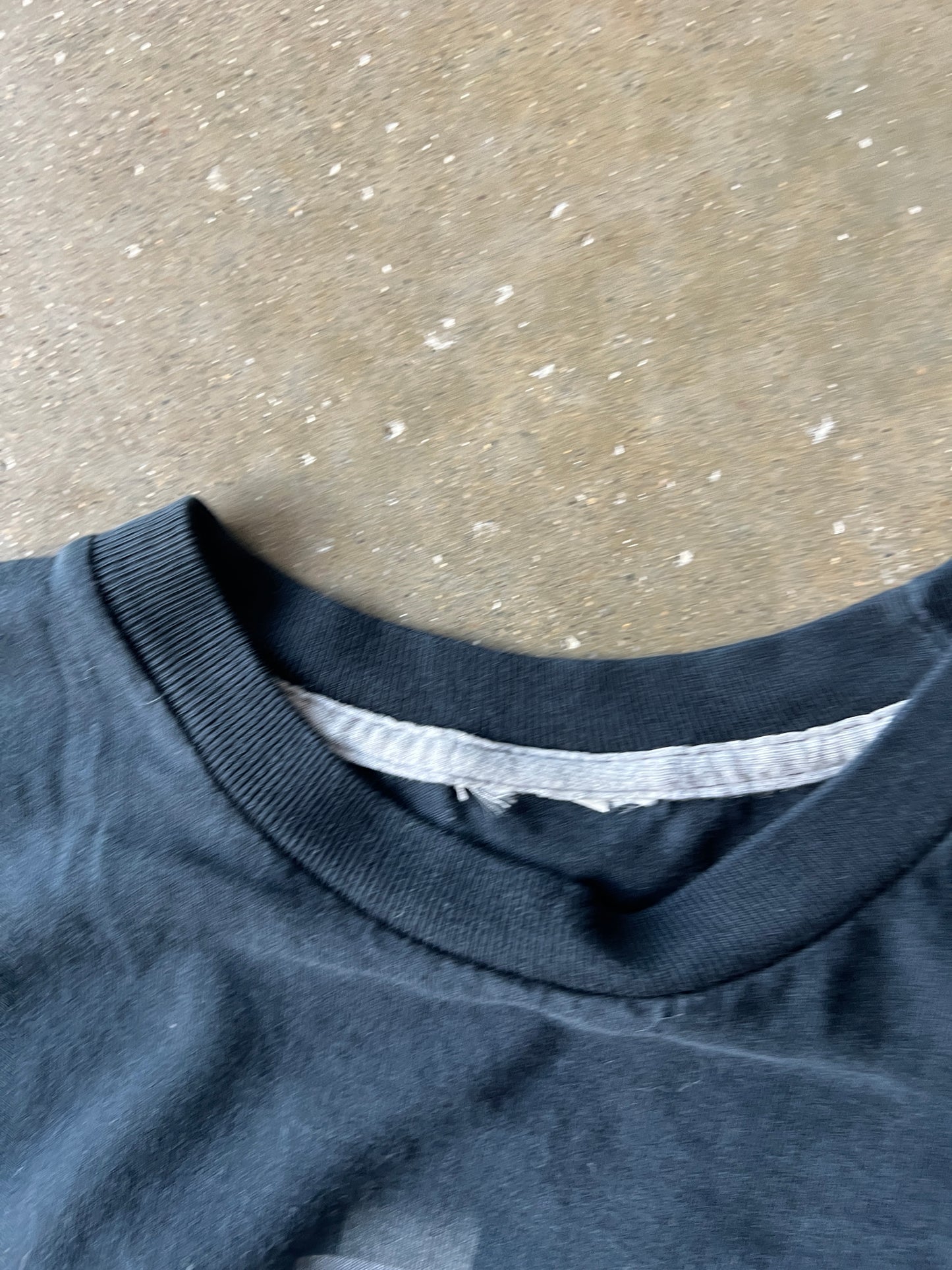 Vintage Black Nike Spellout Shirt - M