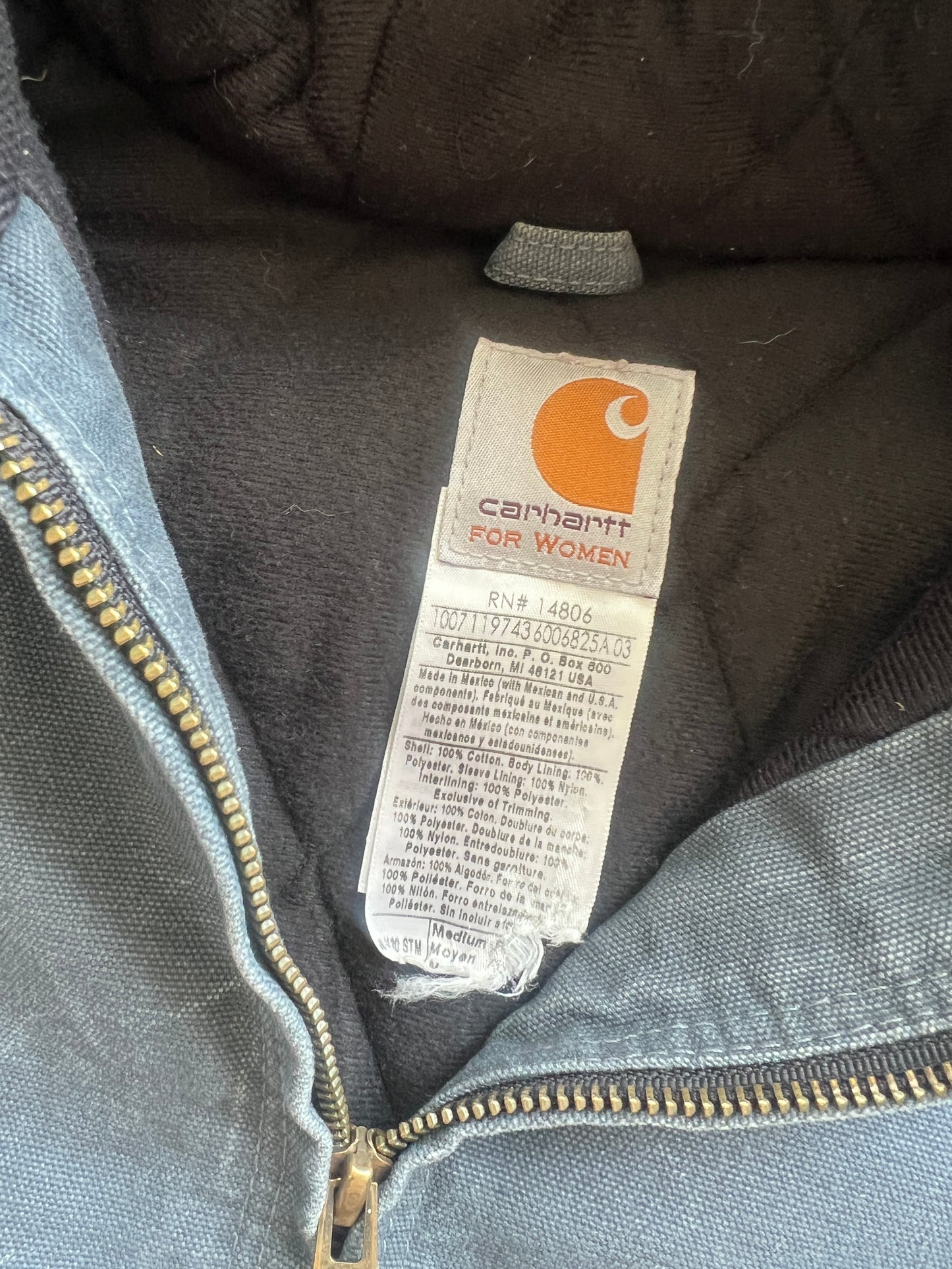 Vintage Faded Carhartt Women's Jacket - M