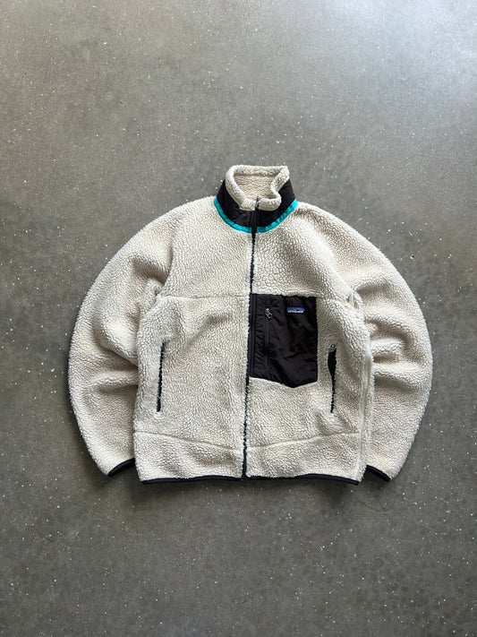 Vintage Oatmeal Fleece Sherpa Patagonia Jacket - M