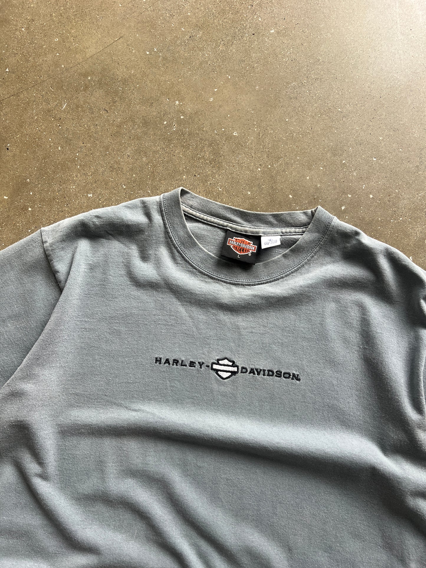 Vintage Gray Harley Davidson T-Shirt - L