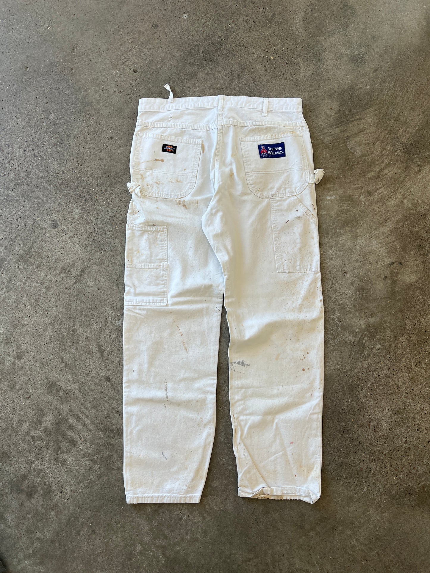 Vintage White Dickie Carpenter Pants - 35x30