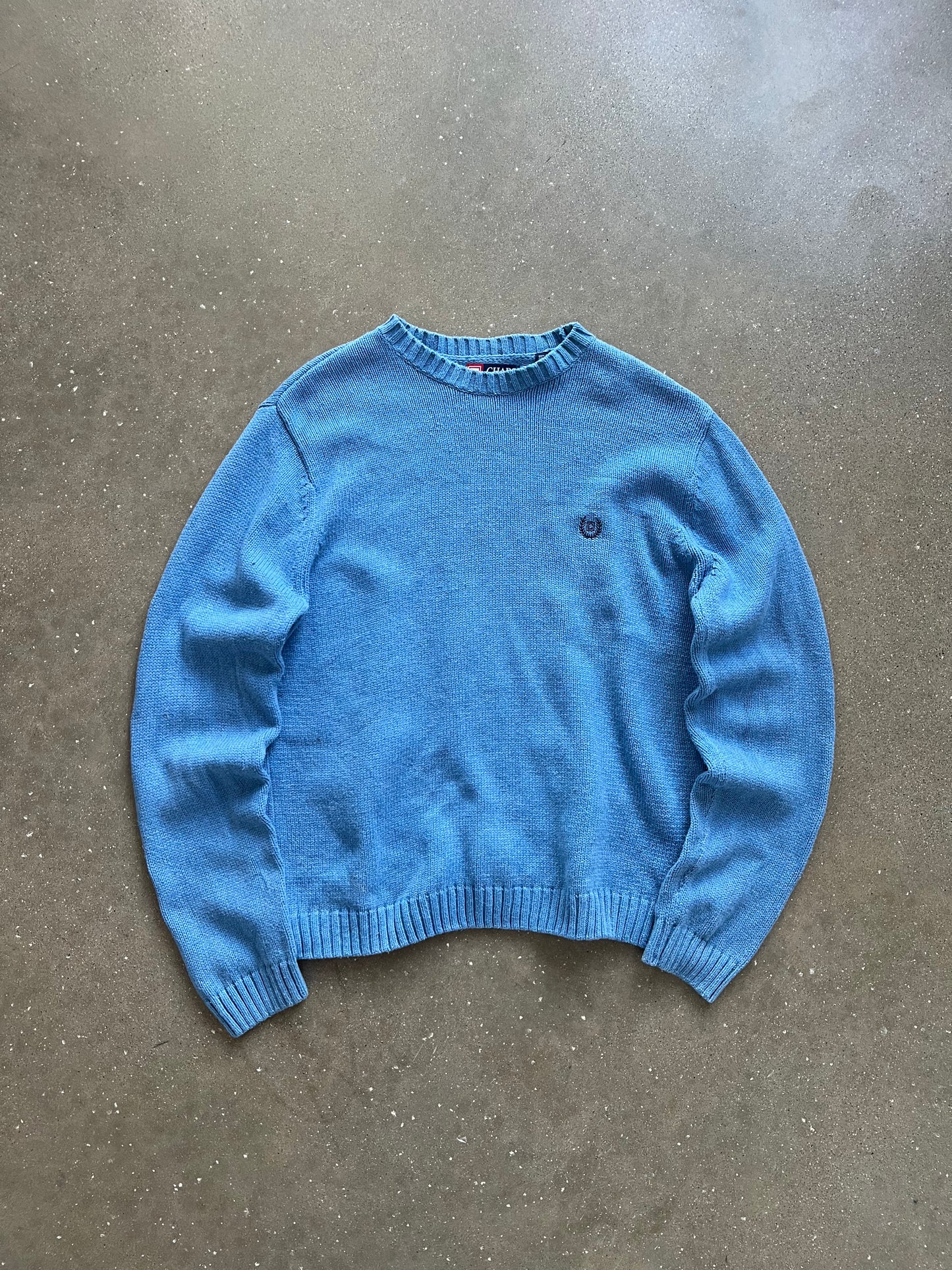 Vintage Sky Blue Chaps Sweater - L