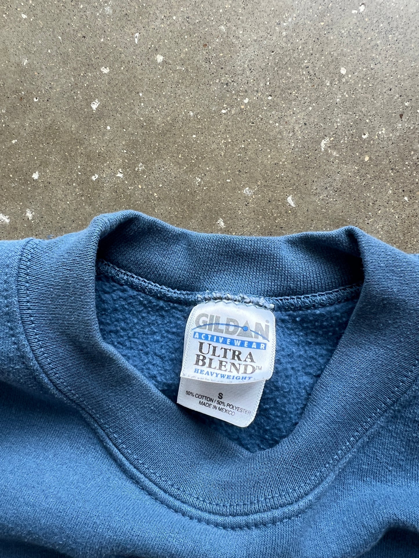 Vintage Teal Las Vegas LV Crew Neck Sweater - S