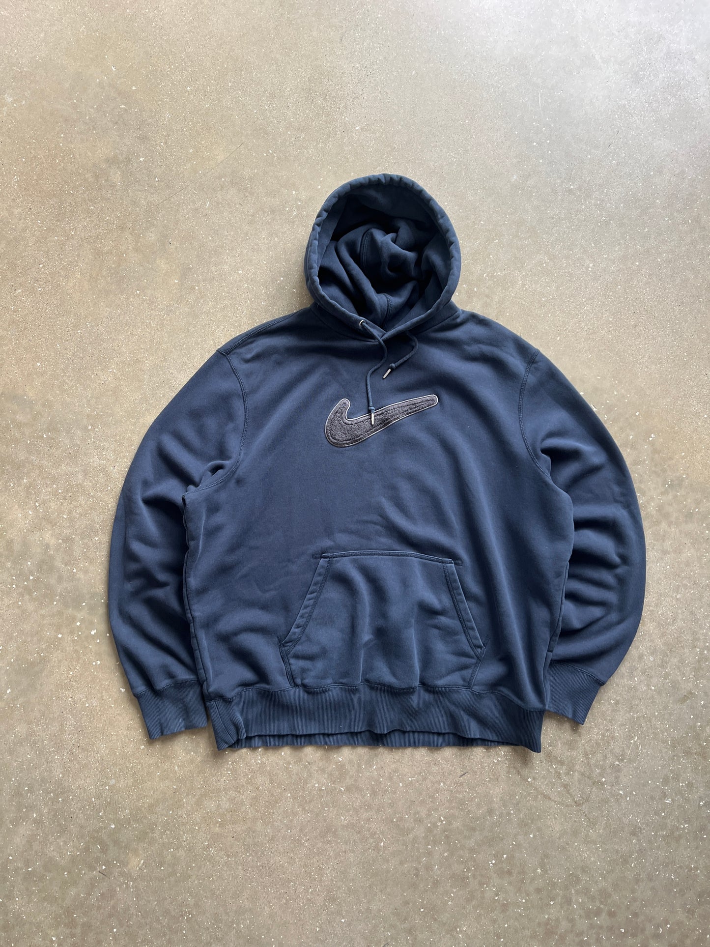 Vintage Black Nike Hoodie - XXL