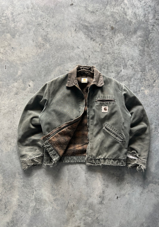 Vintage Faded Pistachio Carhartt Detroit Jacket - L