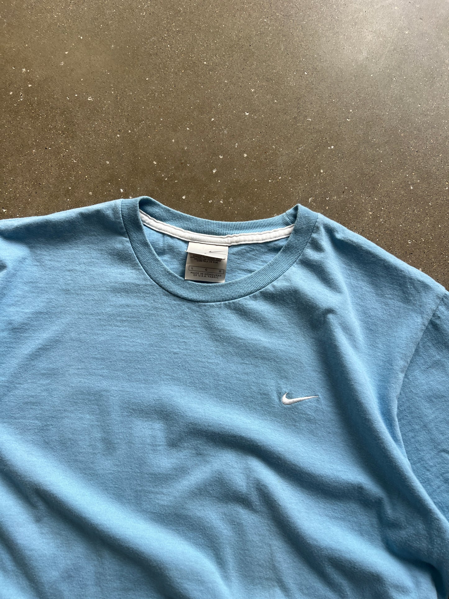 Vintage Baby Blue Nike T-Shirt - L