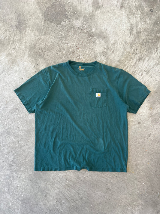 Vintage Green Carrhartt Pocket Shirt - XXL