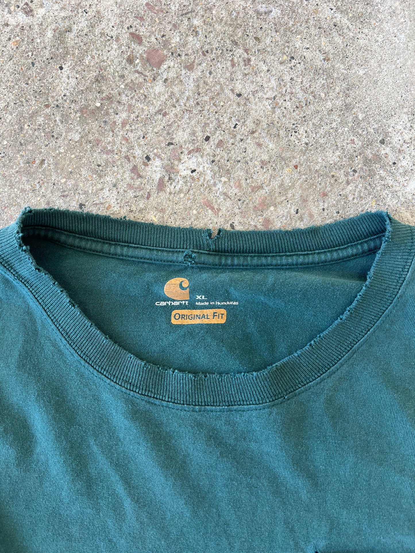 Vintage Green Carrhartt Pocket Shirt - XXL