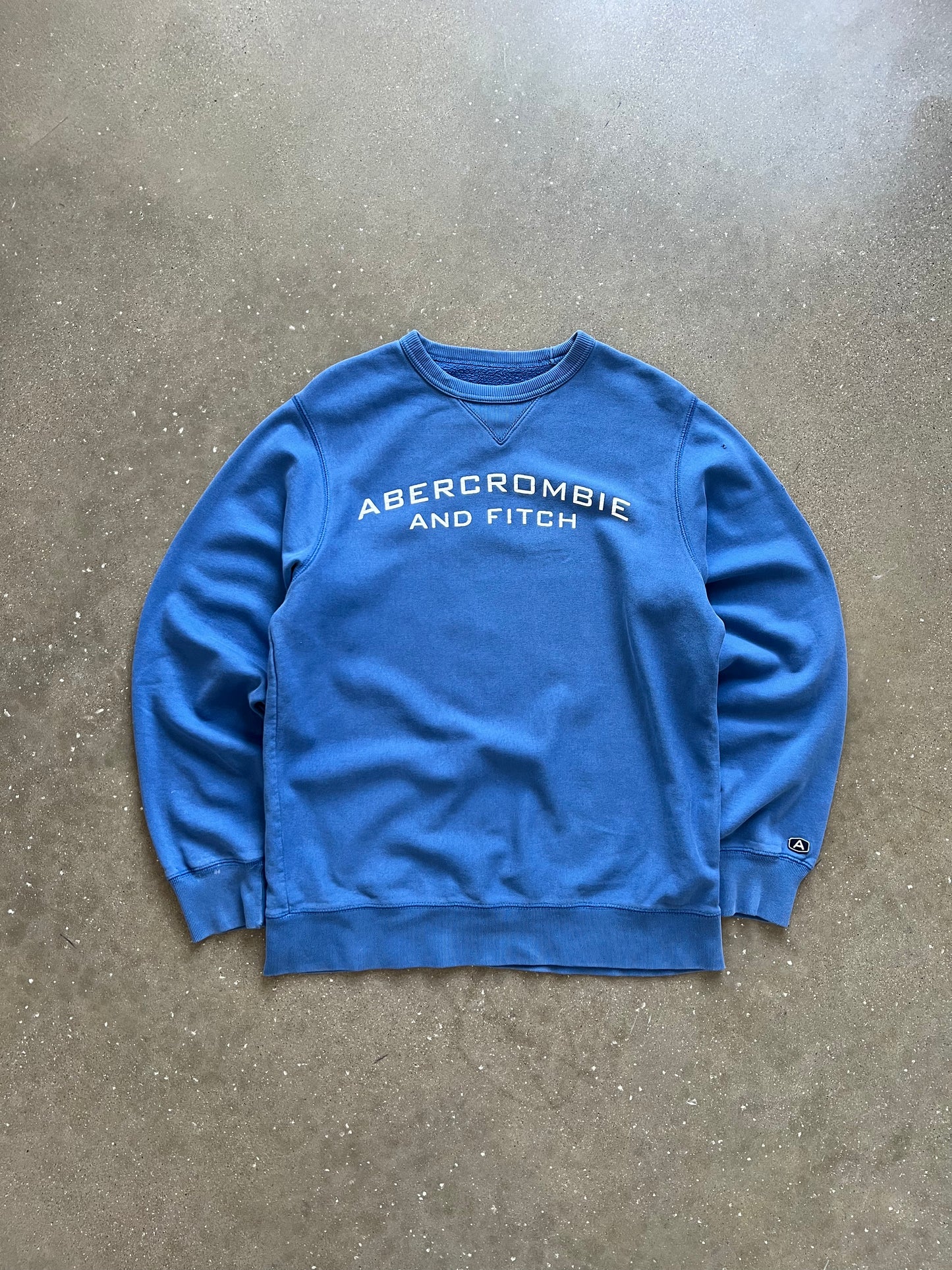 Vintage Sky Blue Abercrombie & Fitch Crew - S